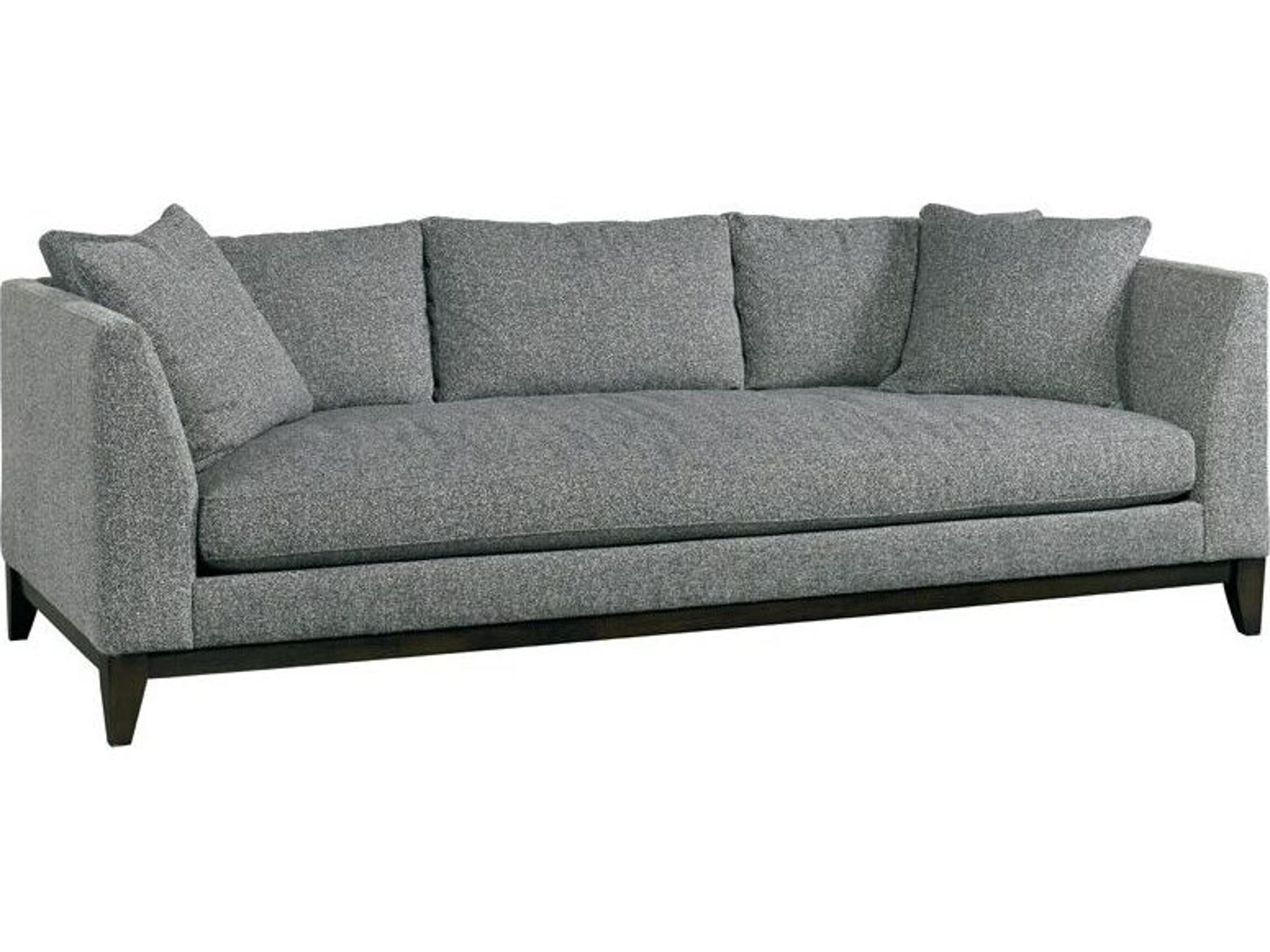 Modern Living Baldwin Charcoal Elm Upholstered Sofa