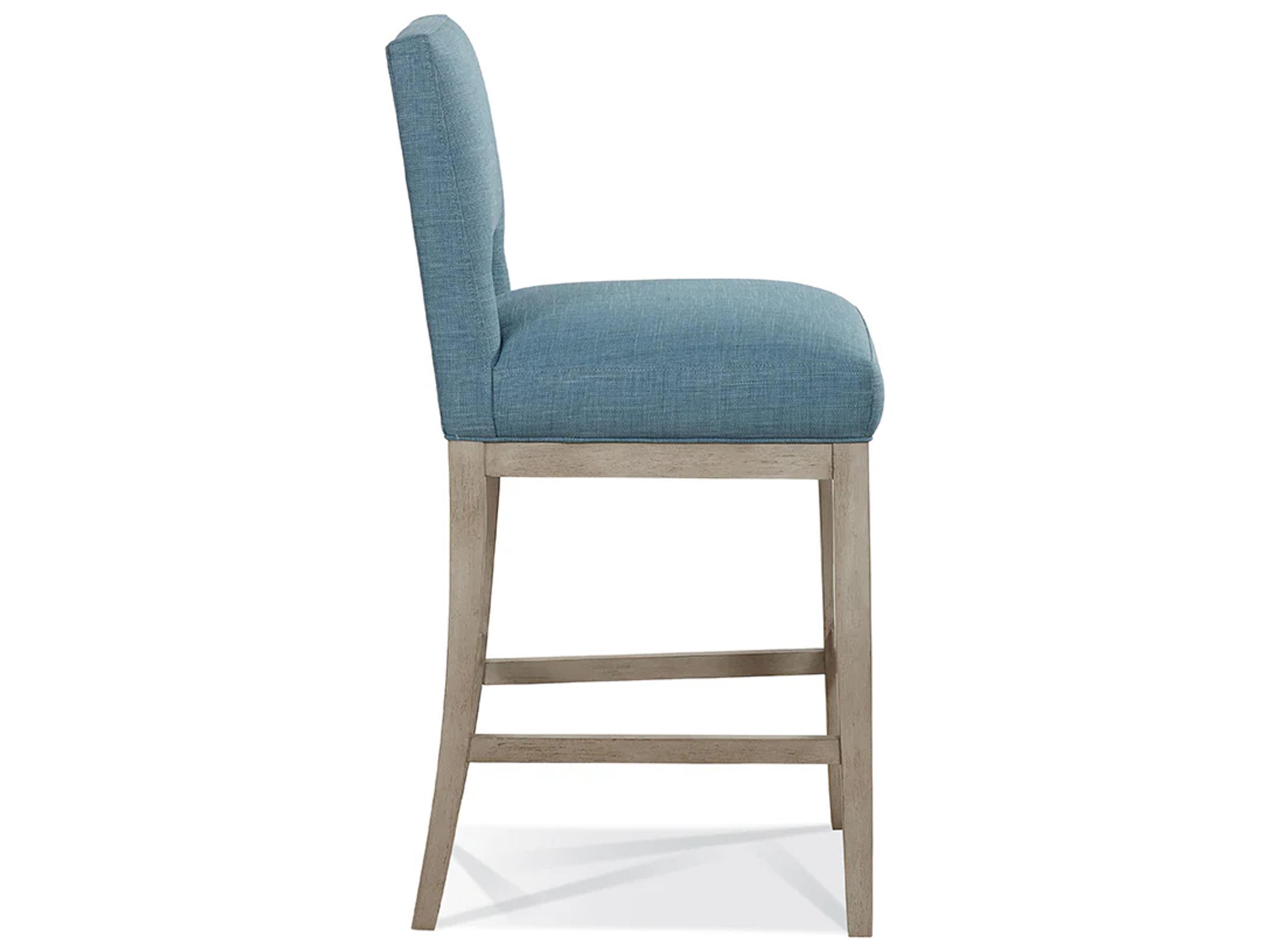 Lillian August Modern Living Fabric Tucker Bar Stool