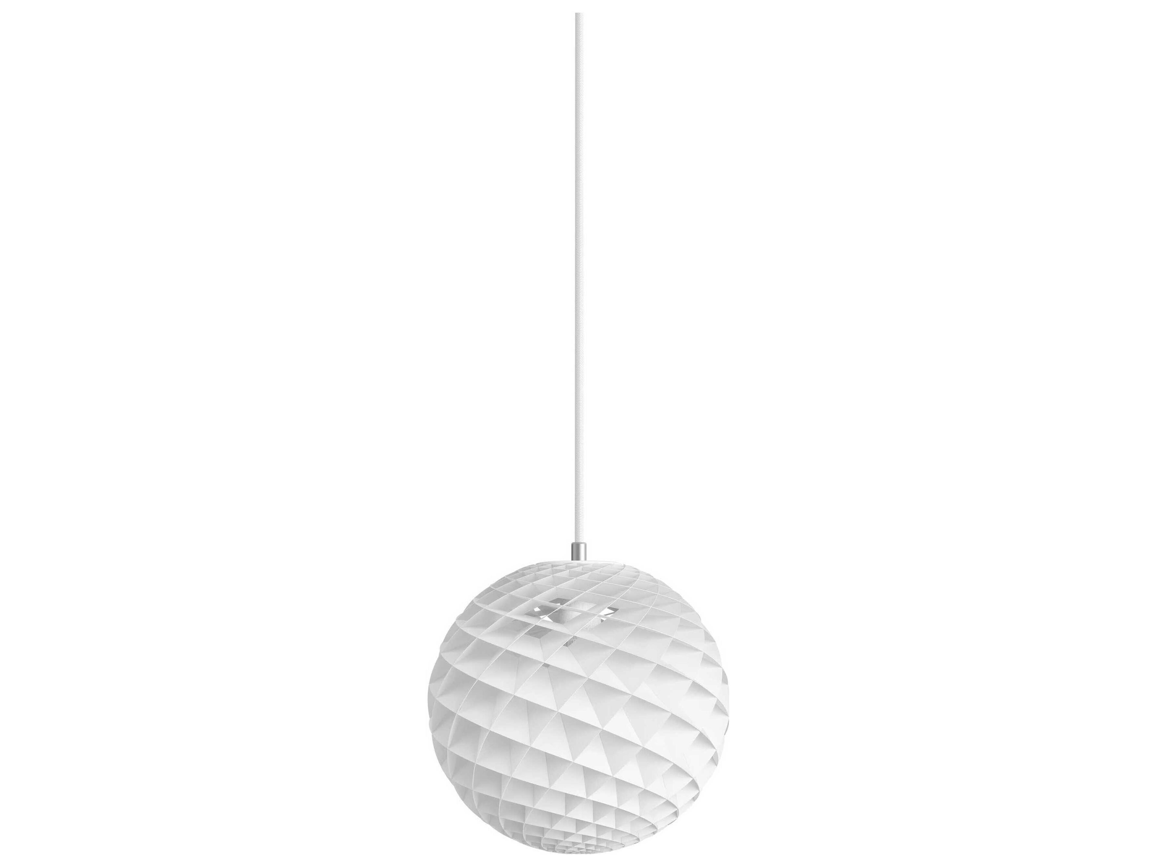 Louis Poulsen Patera 1-Light White Globe Mini Pendant