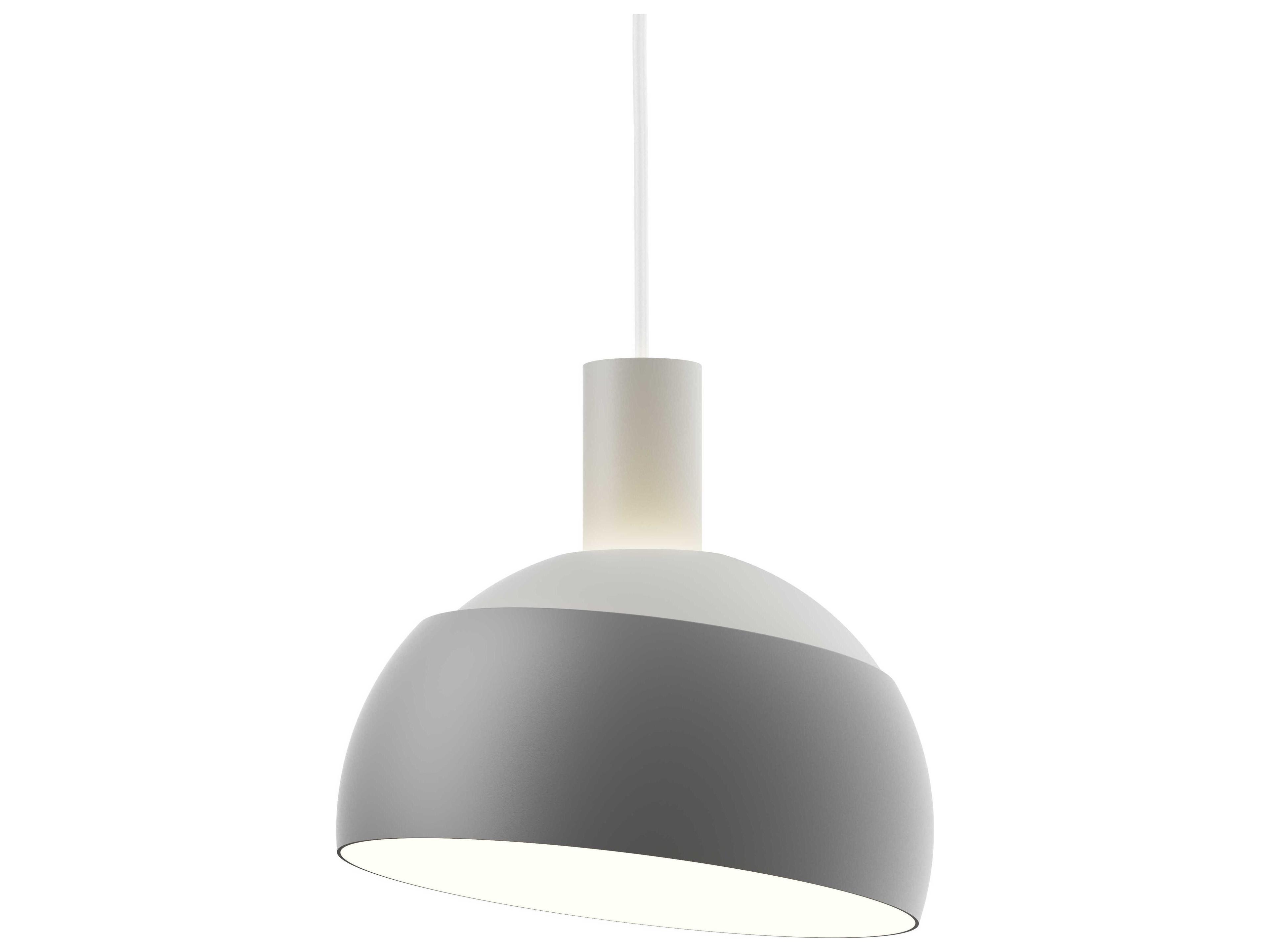 Louis Poulsen FJ Elements 1-Light Grey Dome Mini Pendant