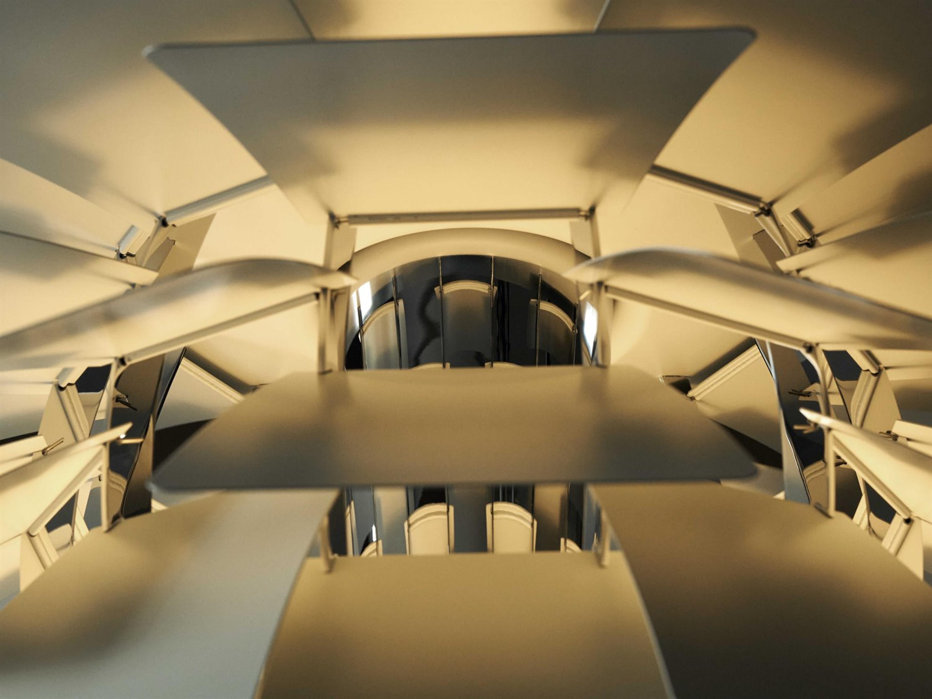 Louis Poulsen PH Snowball 1-Light Chrome Dusty Green Tiered Pendant