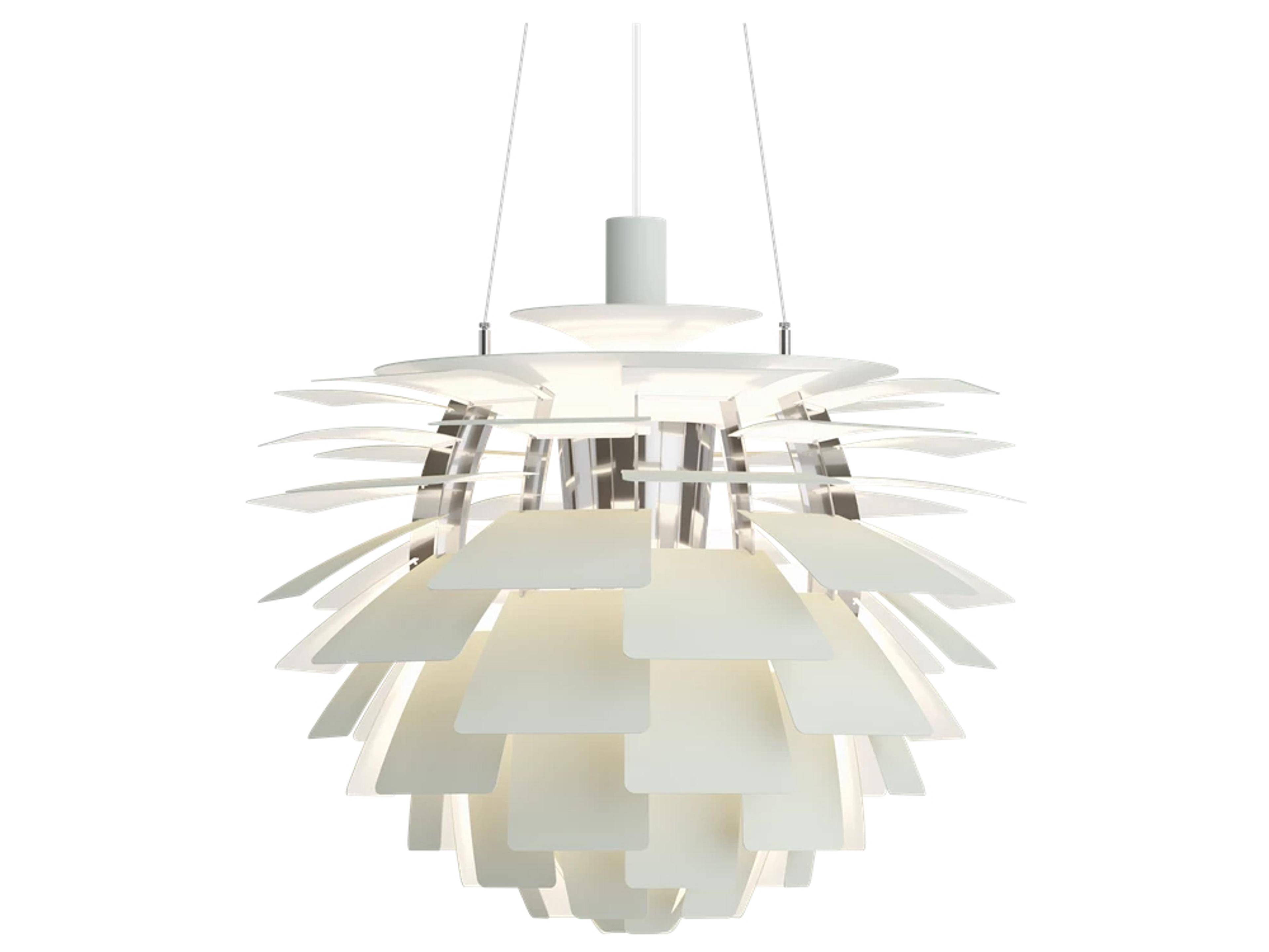 Louis Poulsen PH Artichoke Dusty Green Chrome Pendant