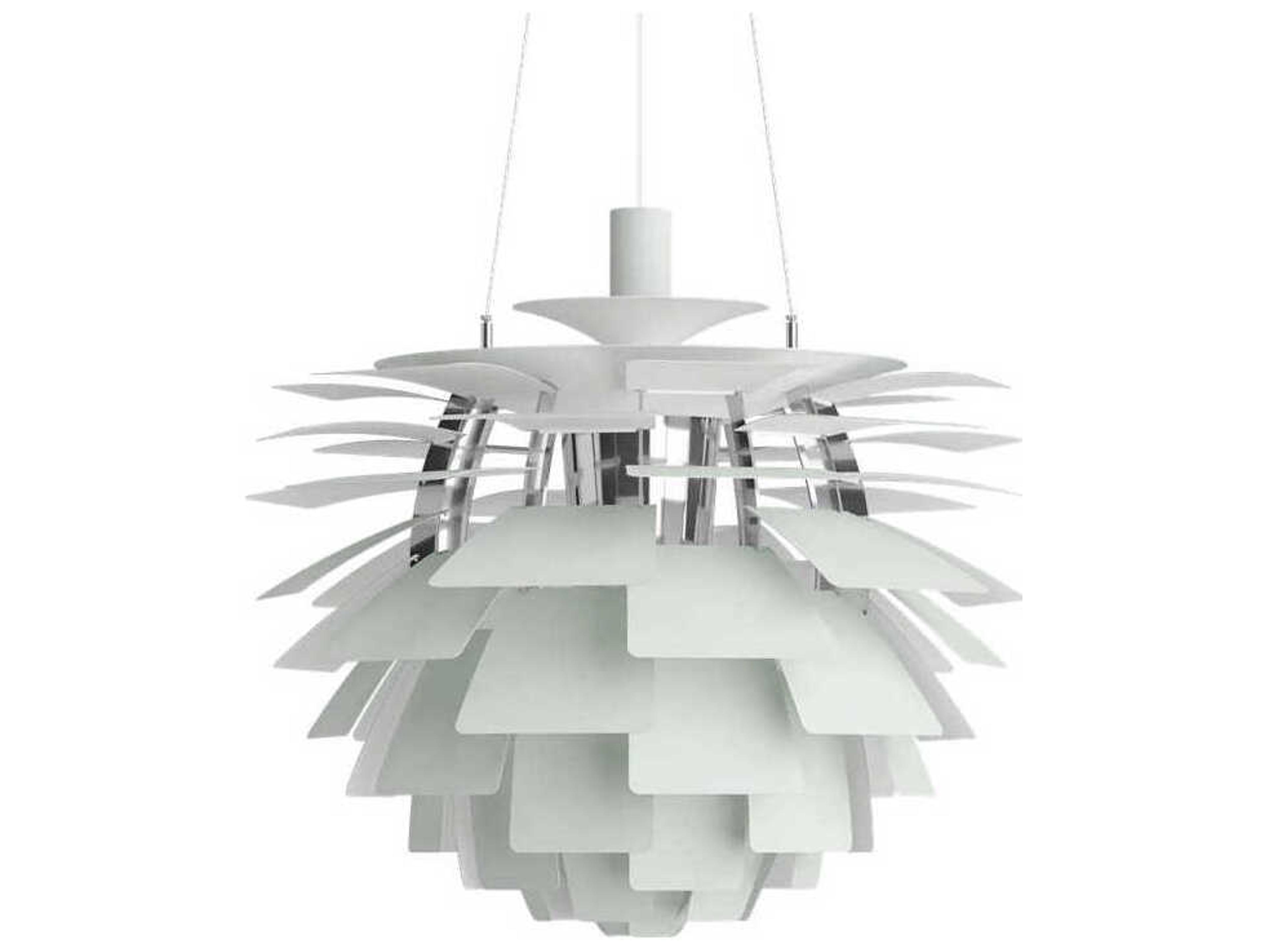 PH Artichoke Dusty Green Chrome Pendant