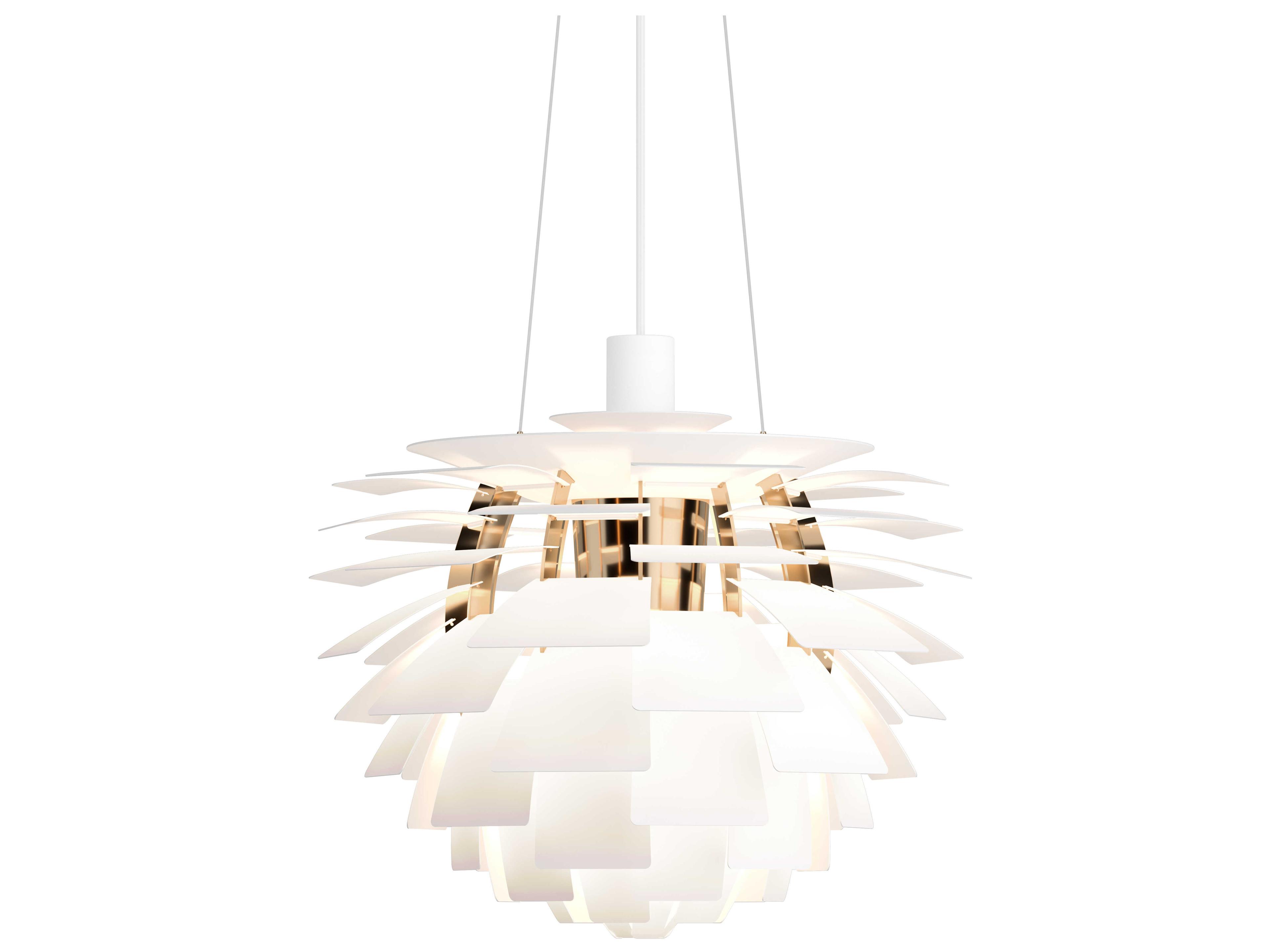 Louis Poulsen PH Artichoke 1-Light Soft White Chrome Pendant