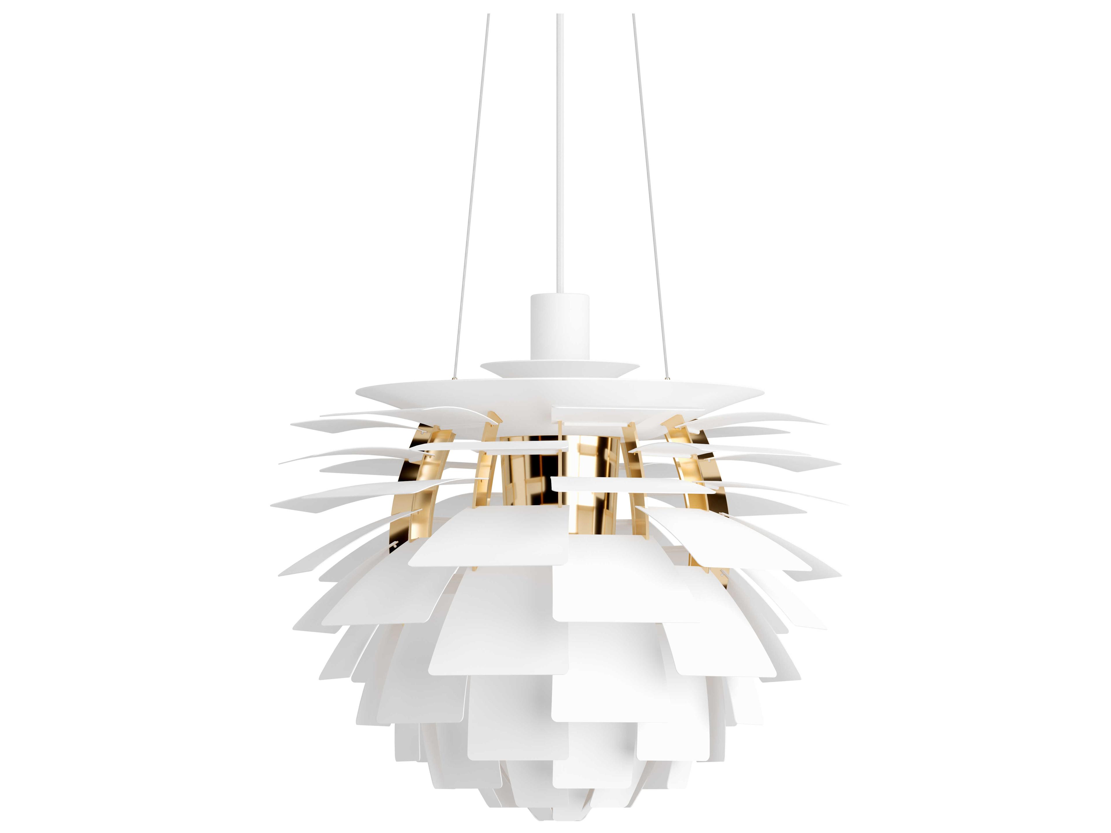 PH Artichoke 1-Light Soft White Chrome Pendant