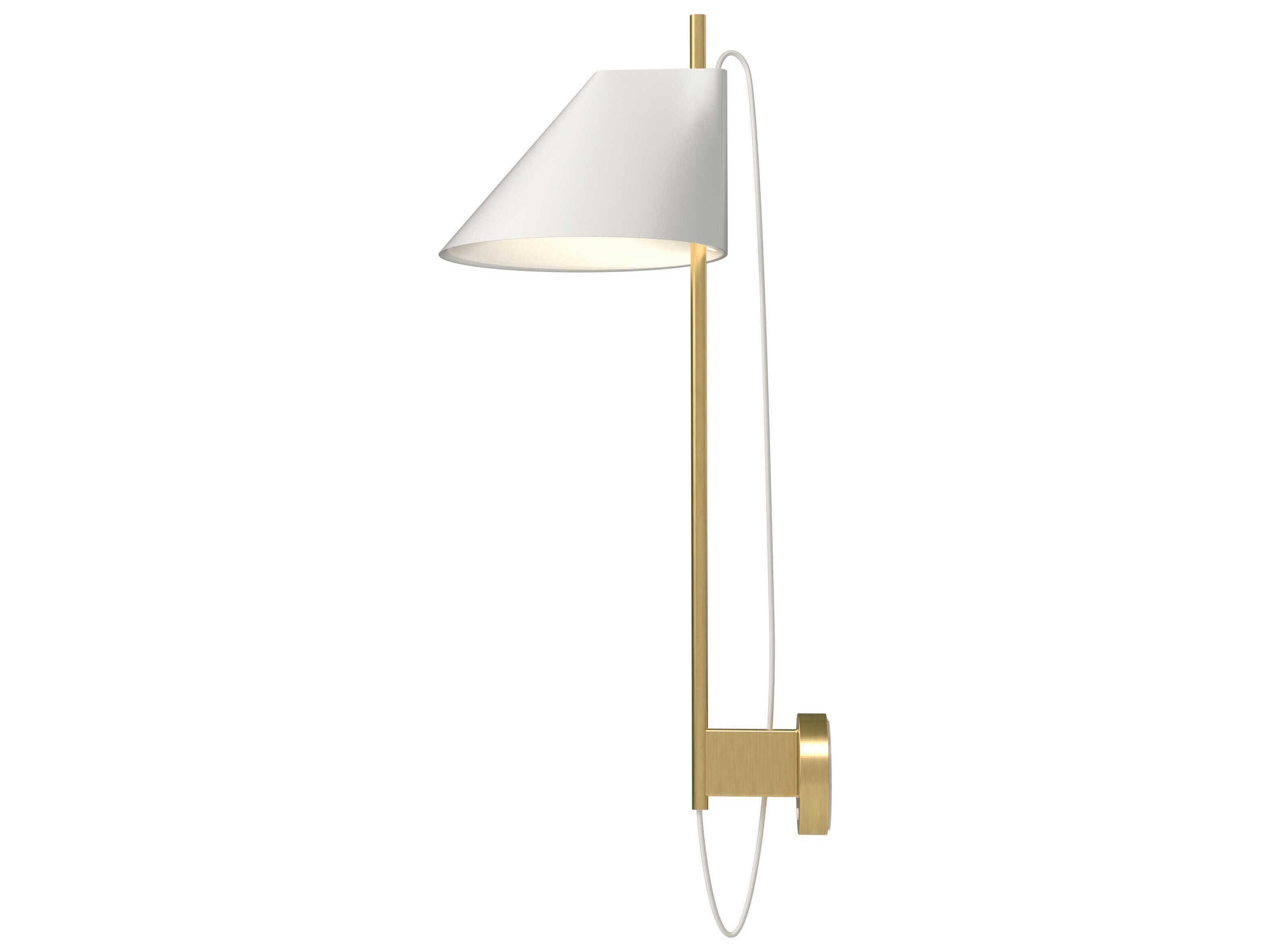 Yuh Brass White Wall Sconce