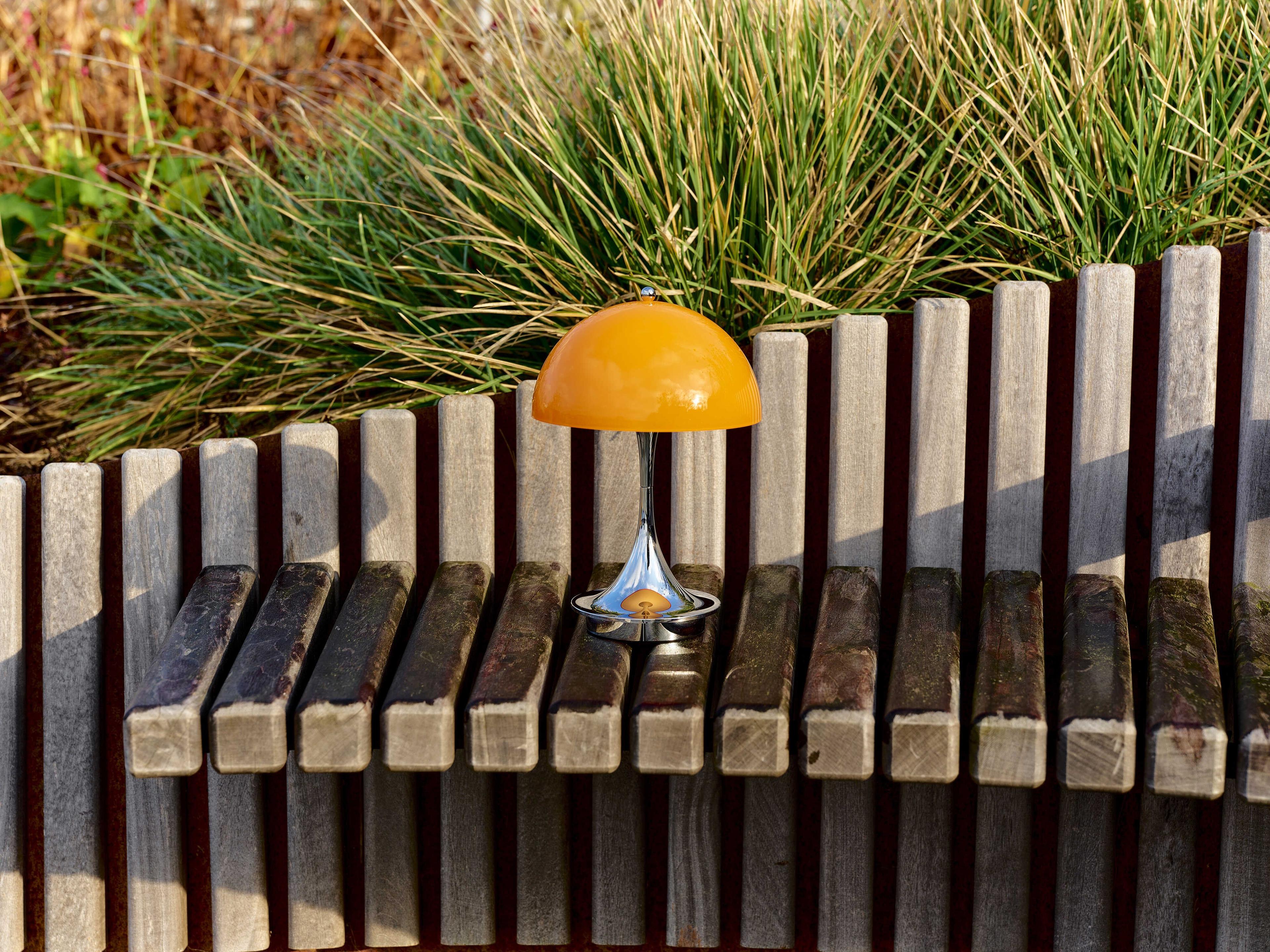 Louis Poulsen Panthella-160 Opal Orange Table Lamp