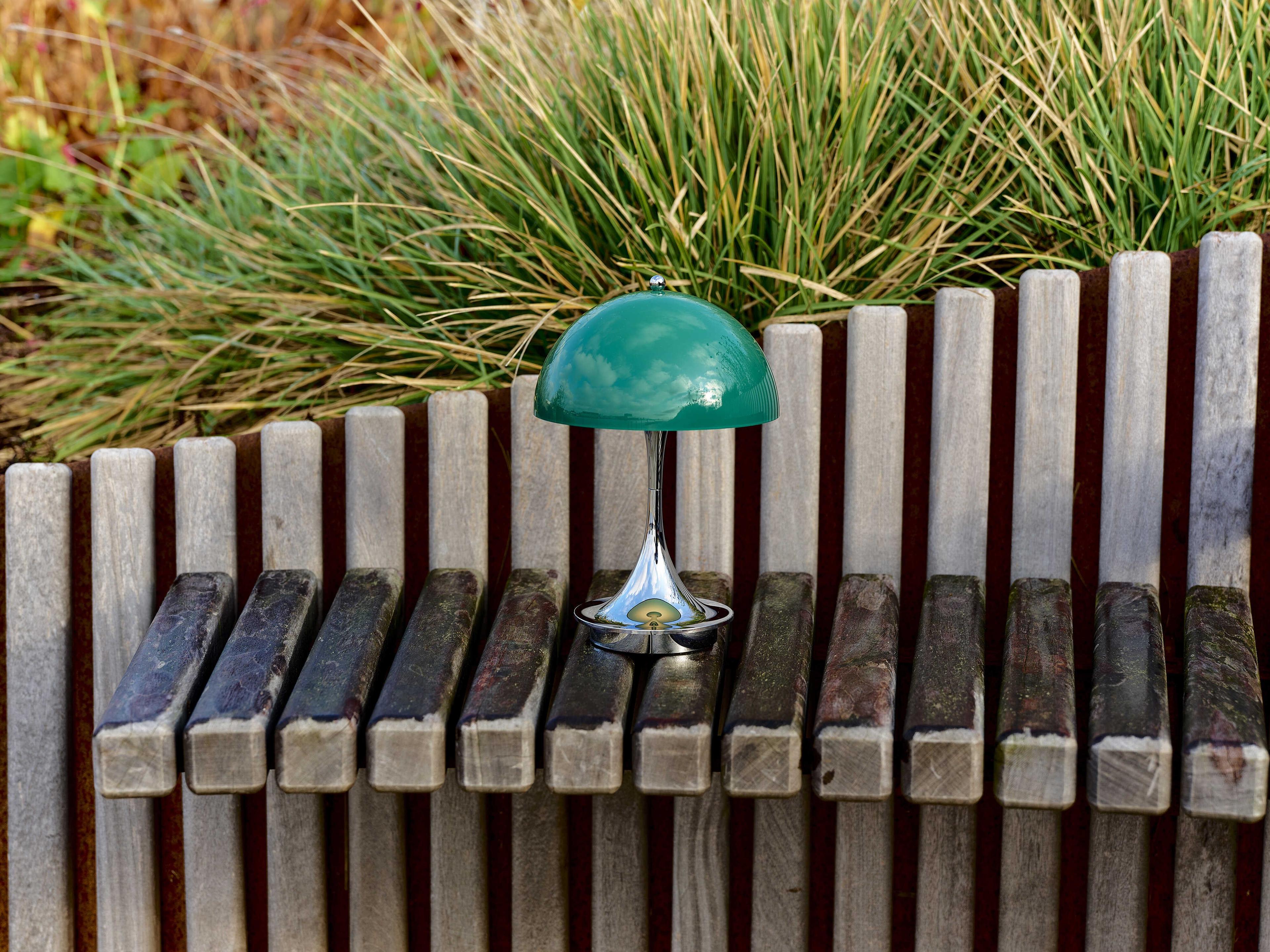 Louis Poulsen Panthella-160 Opal Green Table Lamp