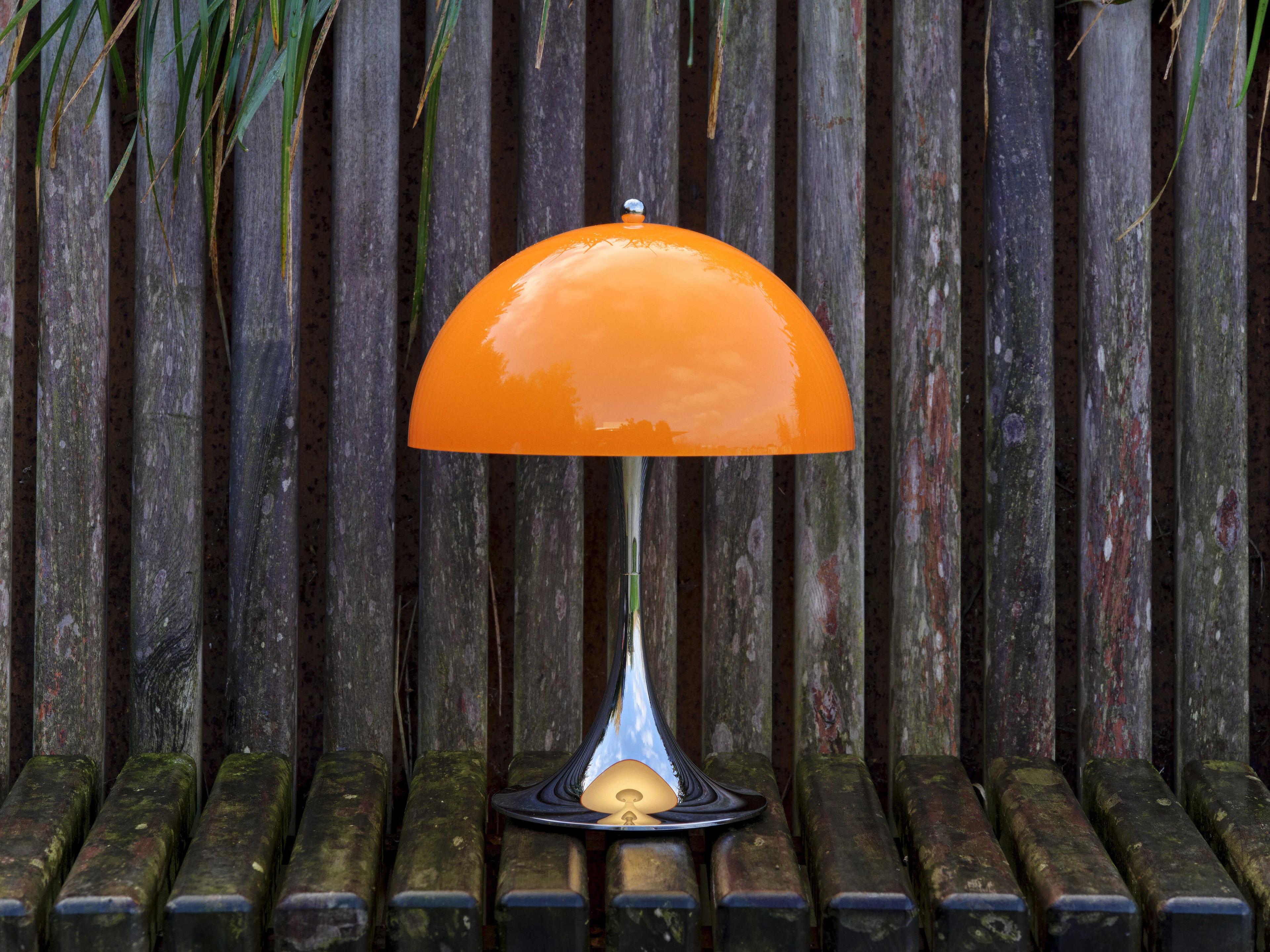 Louis Poulsen Panthella-250 Opal Orange Table Lamp