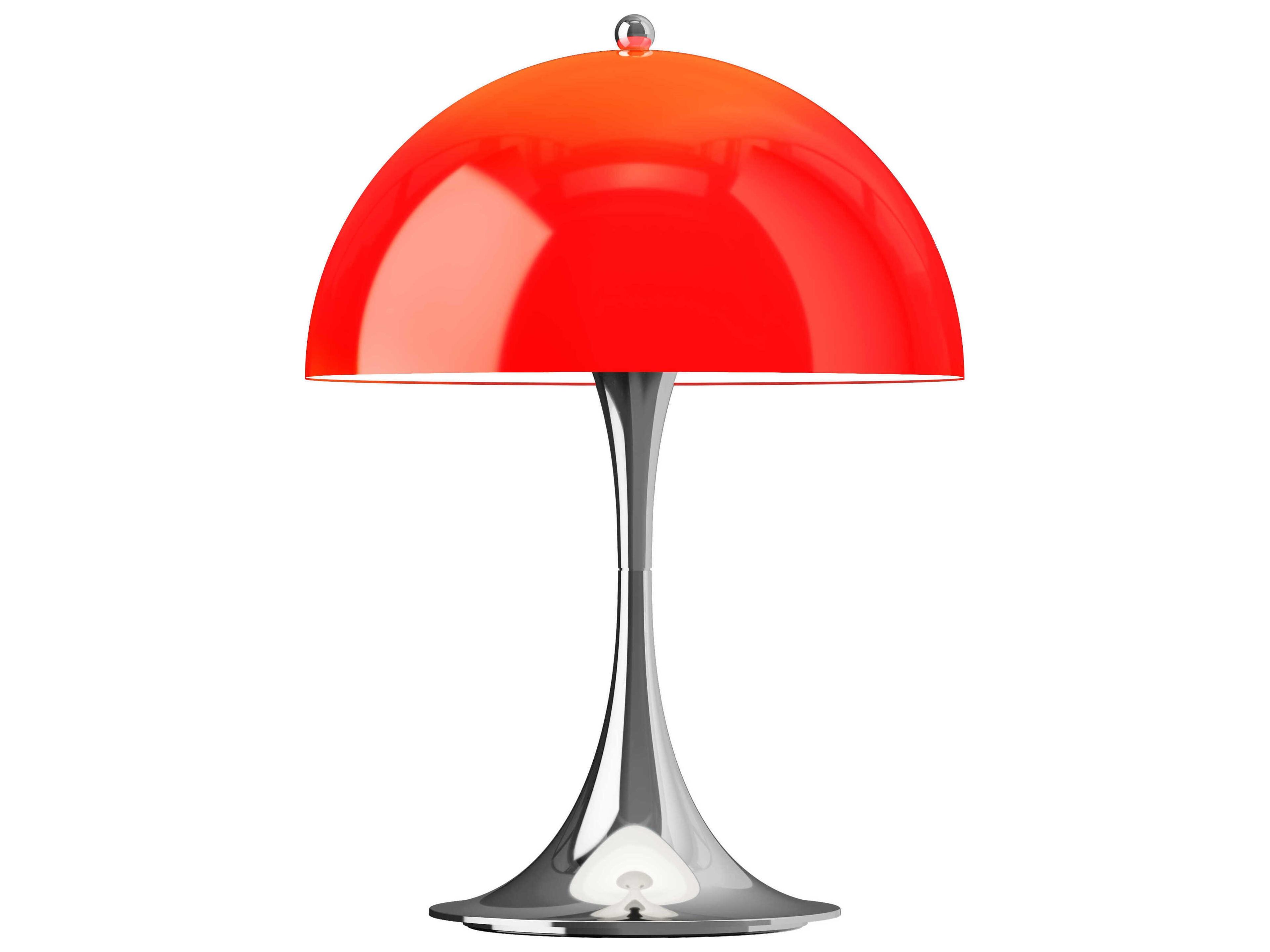 Panthella-250 Opal Red Table Lamp