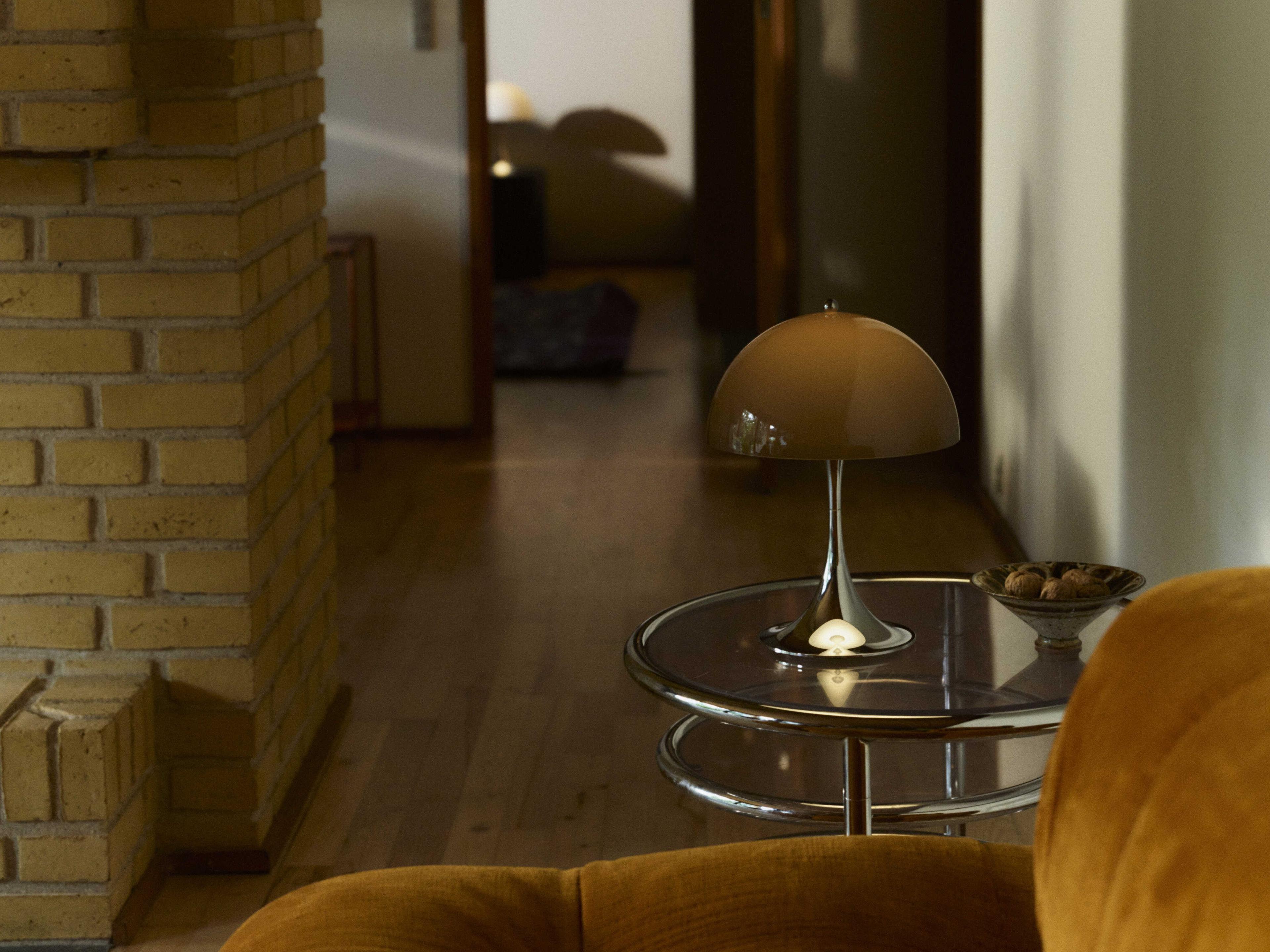 Louis Poulsen Panthella-250 Opal Brown Table Lamp