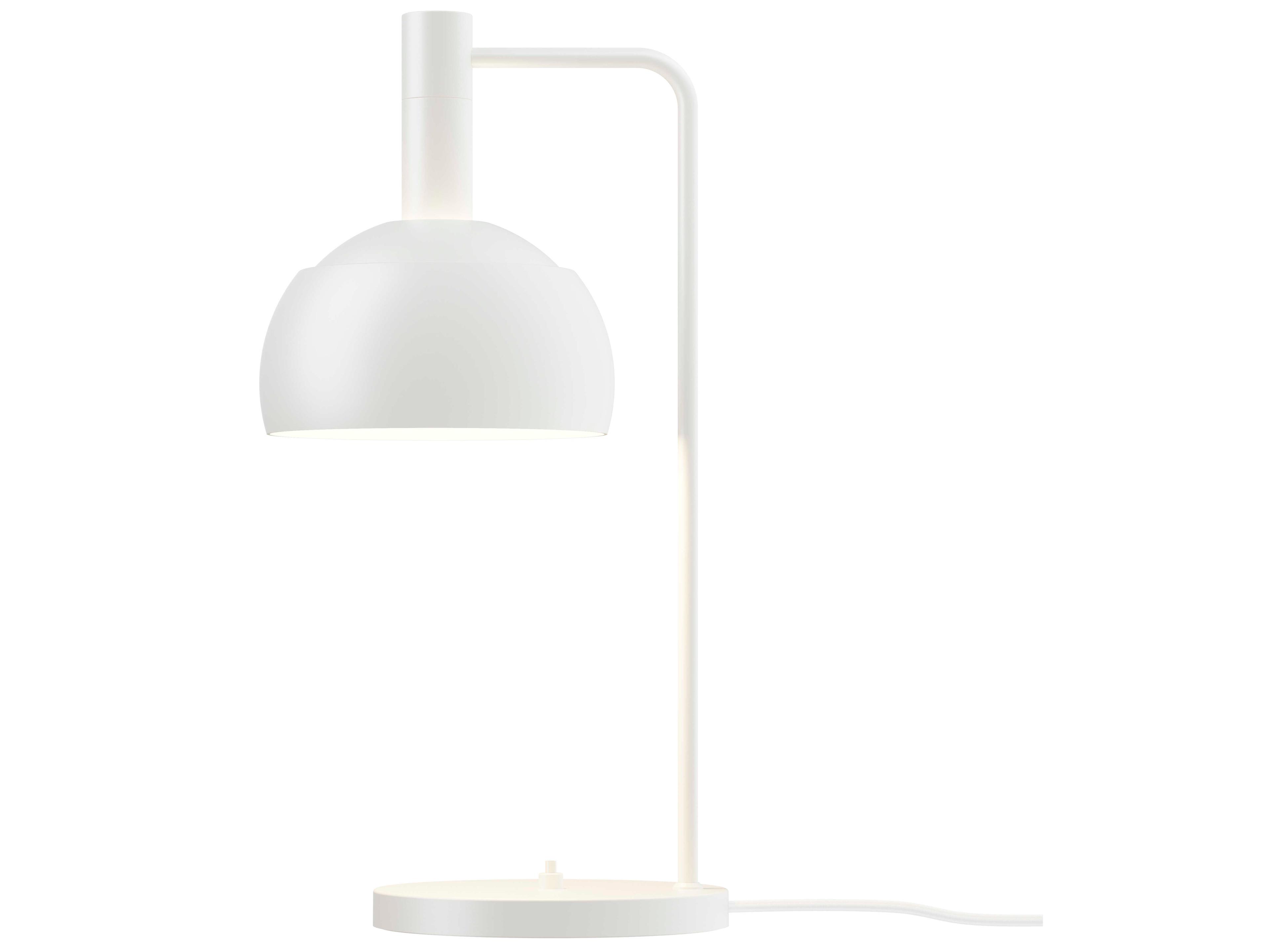 FJ Elements White Table Lamp