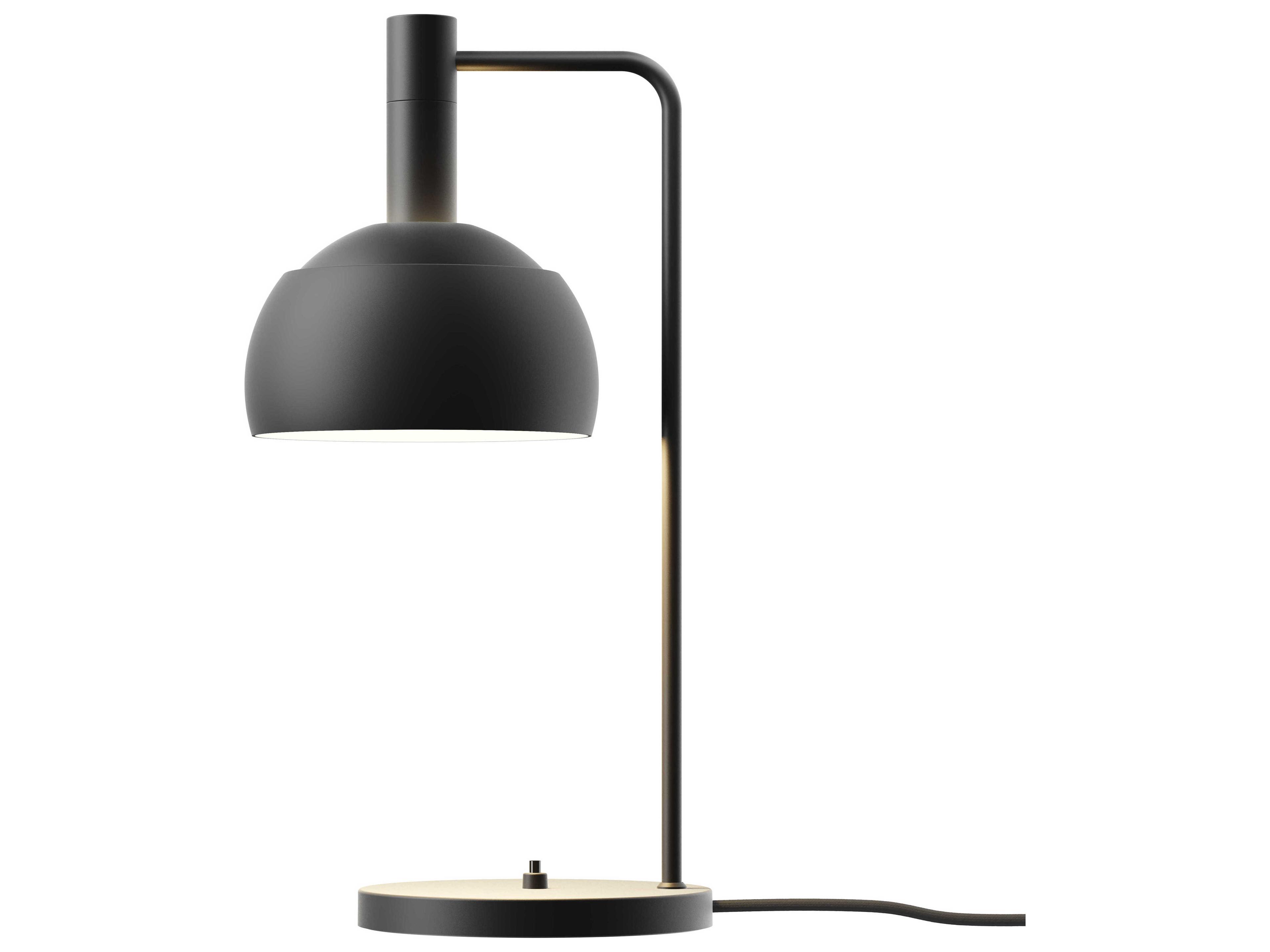 FJ Elements Black Table Lamp