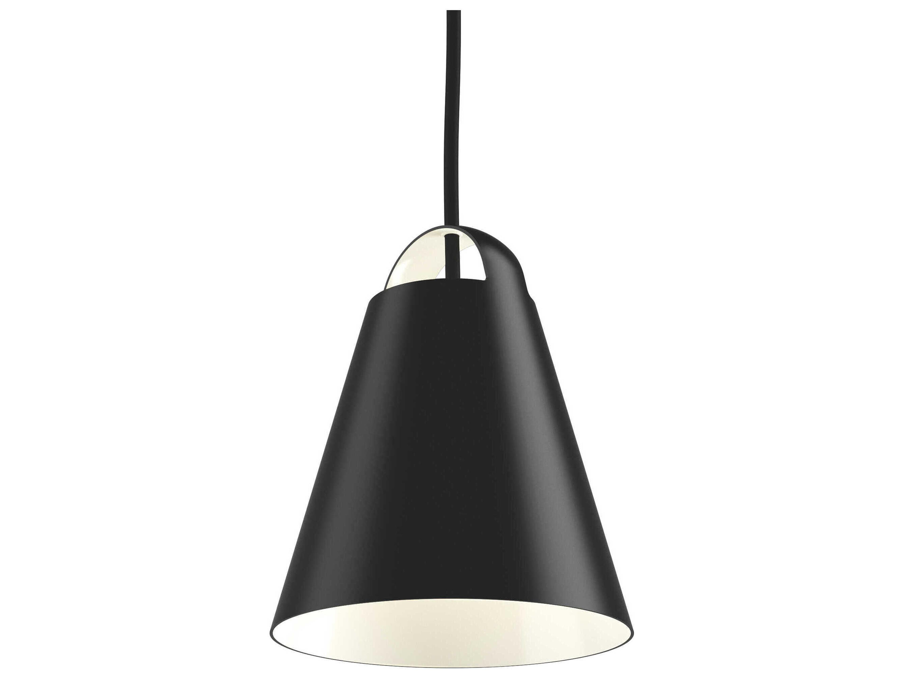 Above 1-Light Black Mini Pendant