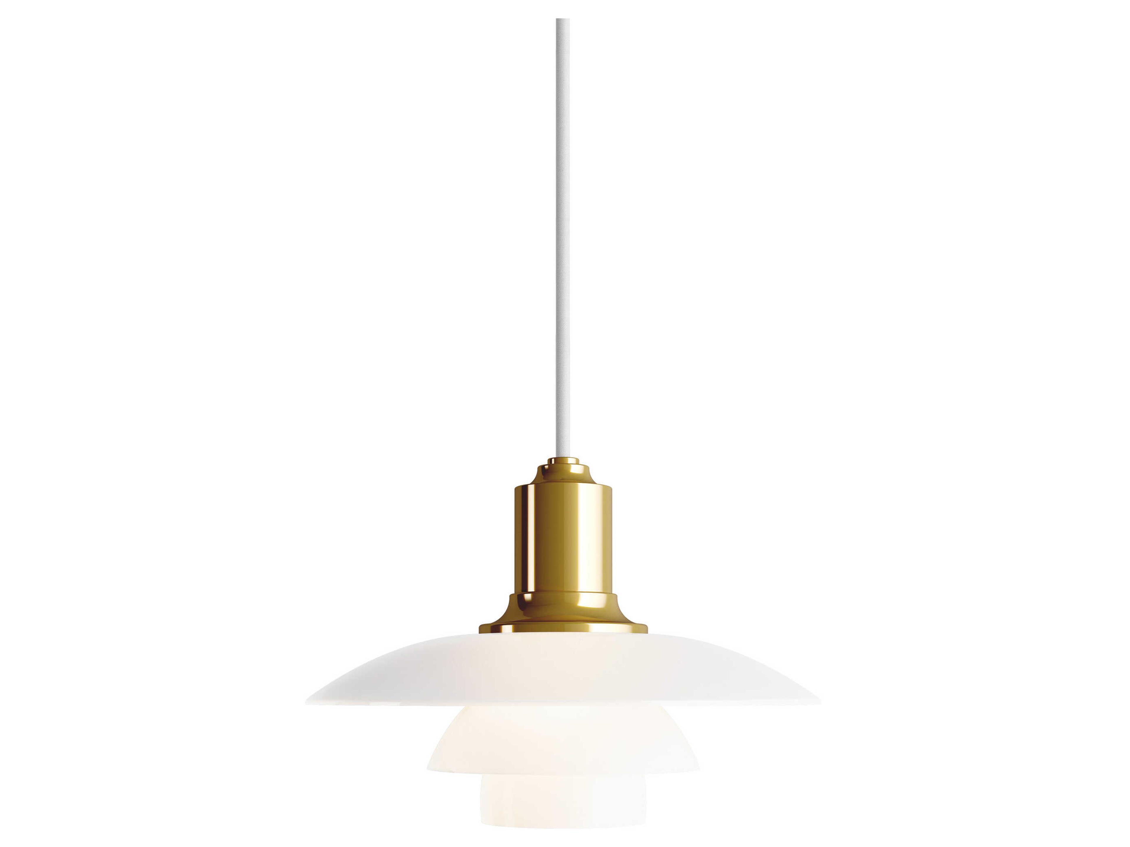 Louis Poulsen PH-2/1 1-Light White Mini Pendant