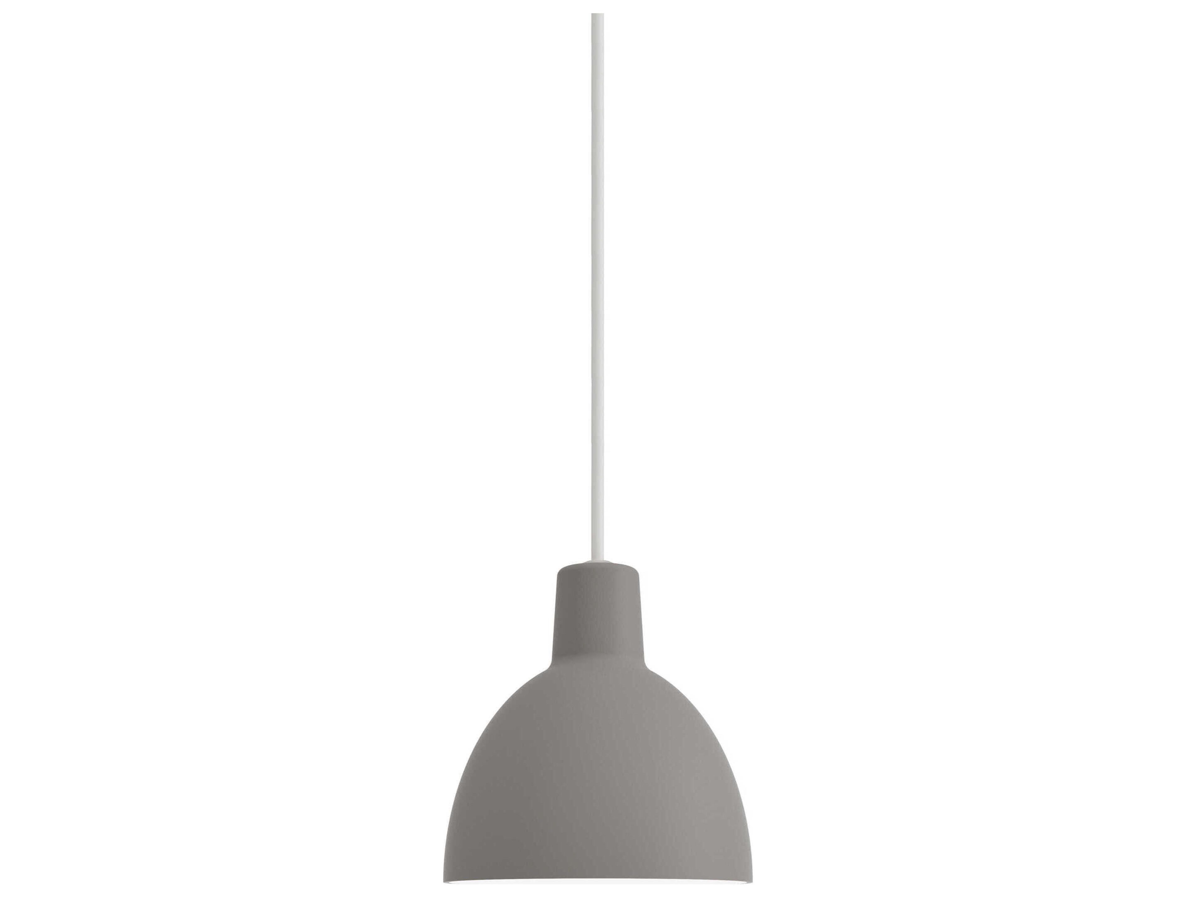 Toldbod 1-Light Gray Bell Mini Pendant