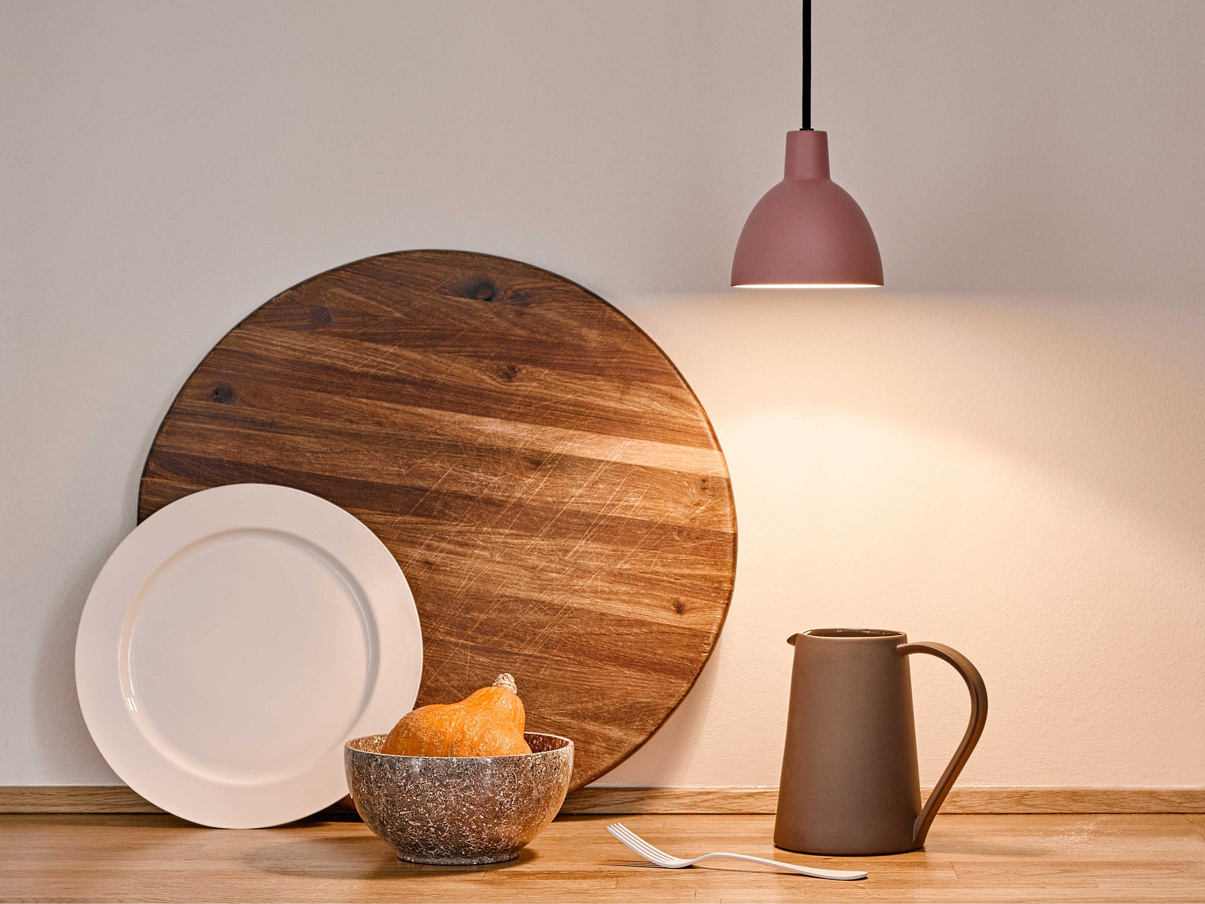 Louis Poulsen Toldbod 1-Light Gray Bell Mini Pendant