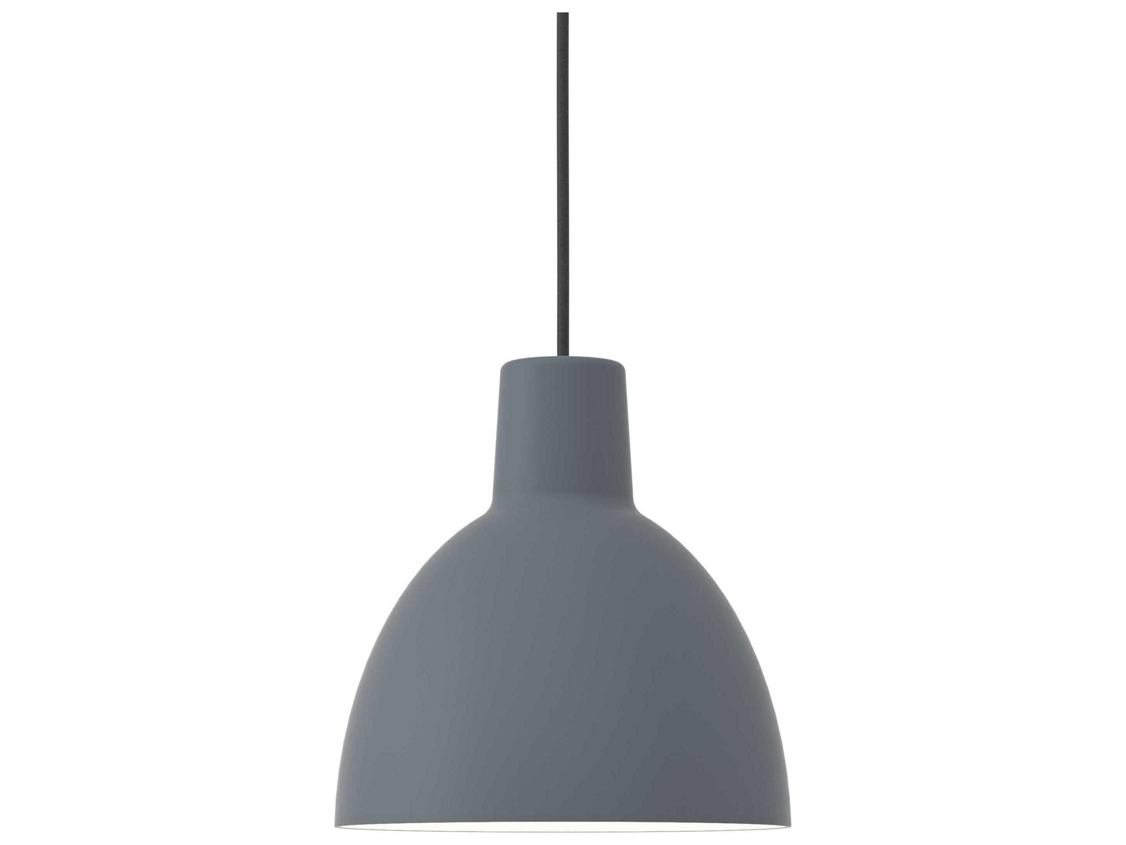 Louis Poulsen Toldbod 1-Light Gray Bell Mini Pendant