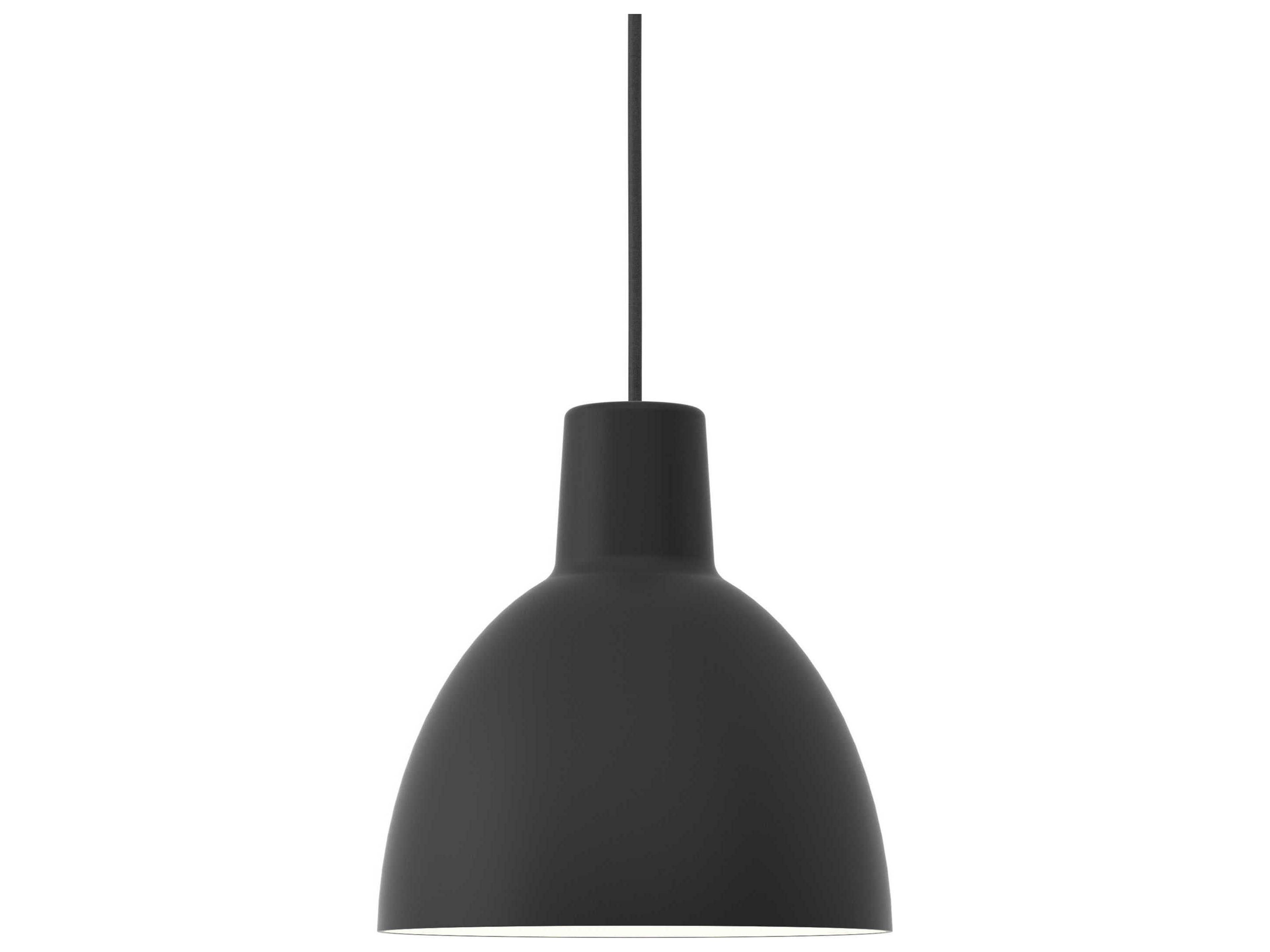 Louis Poulsen Toldbod 1-Light Gray Bell Mini Pendant