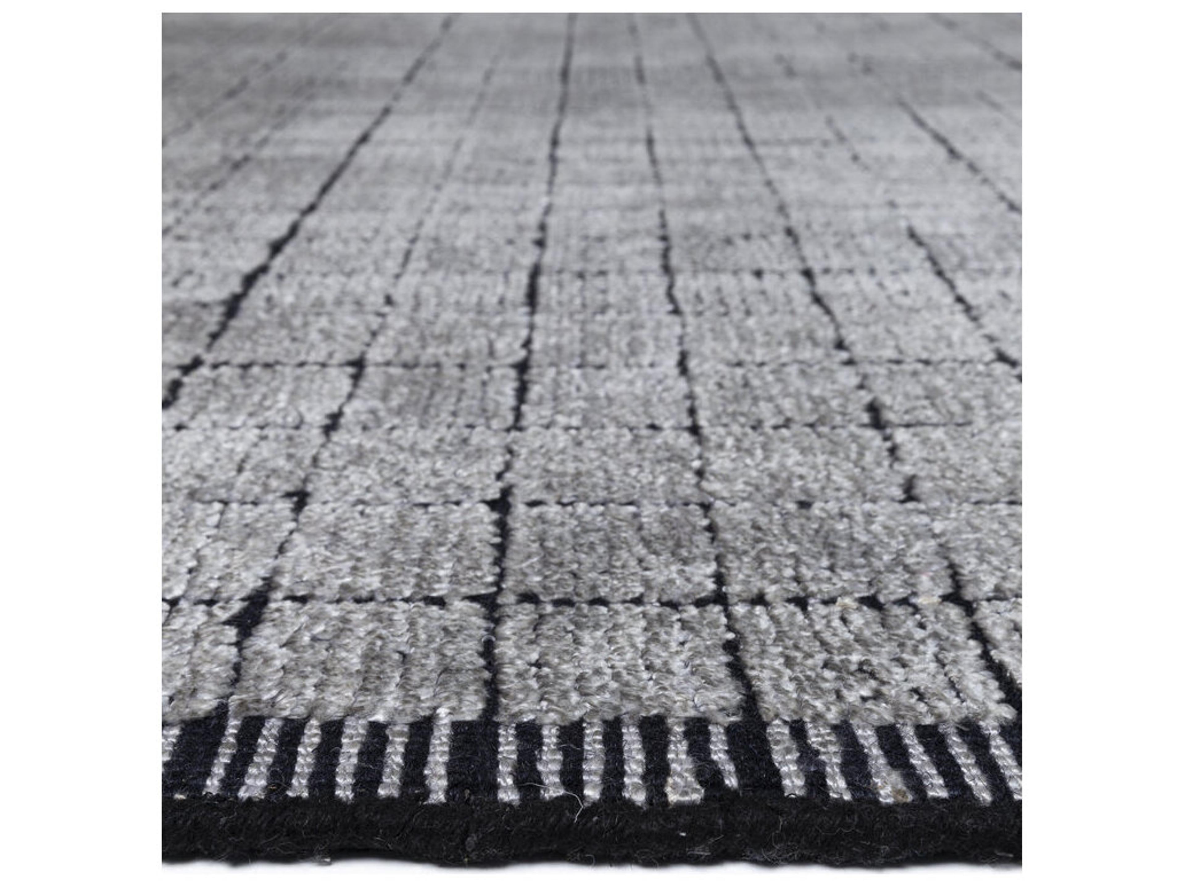 Ligne Pure Mesh Geometric Area Rug