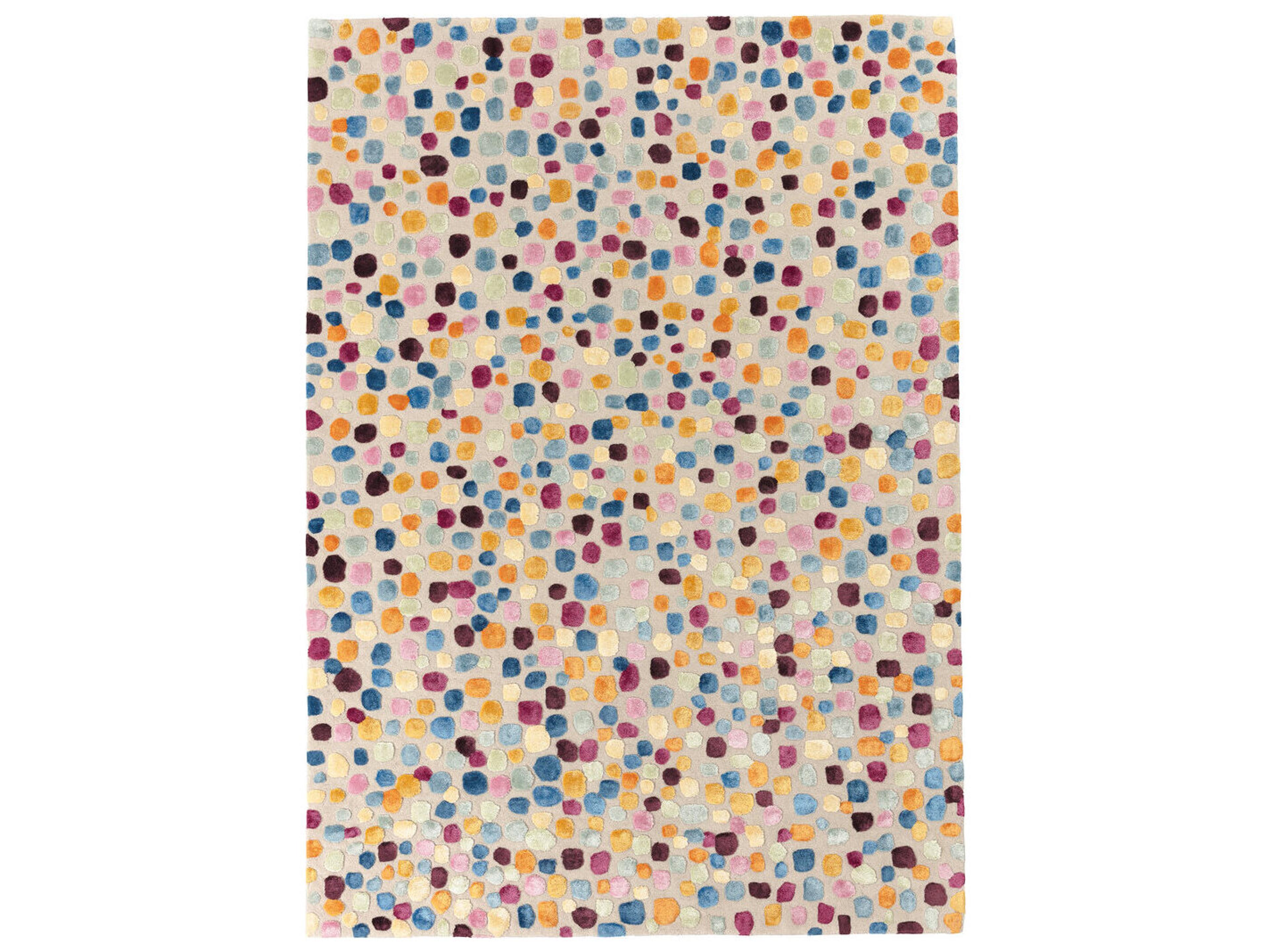 Dotted Geometric Area Rug