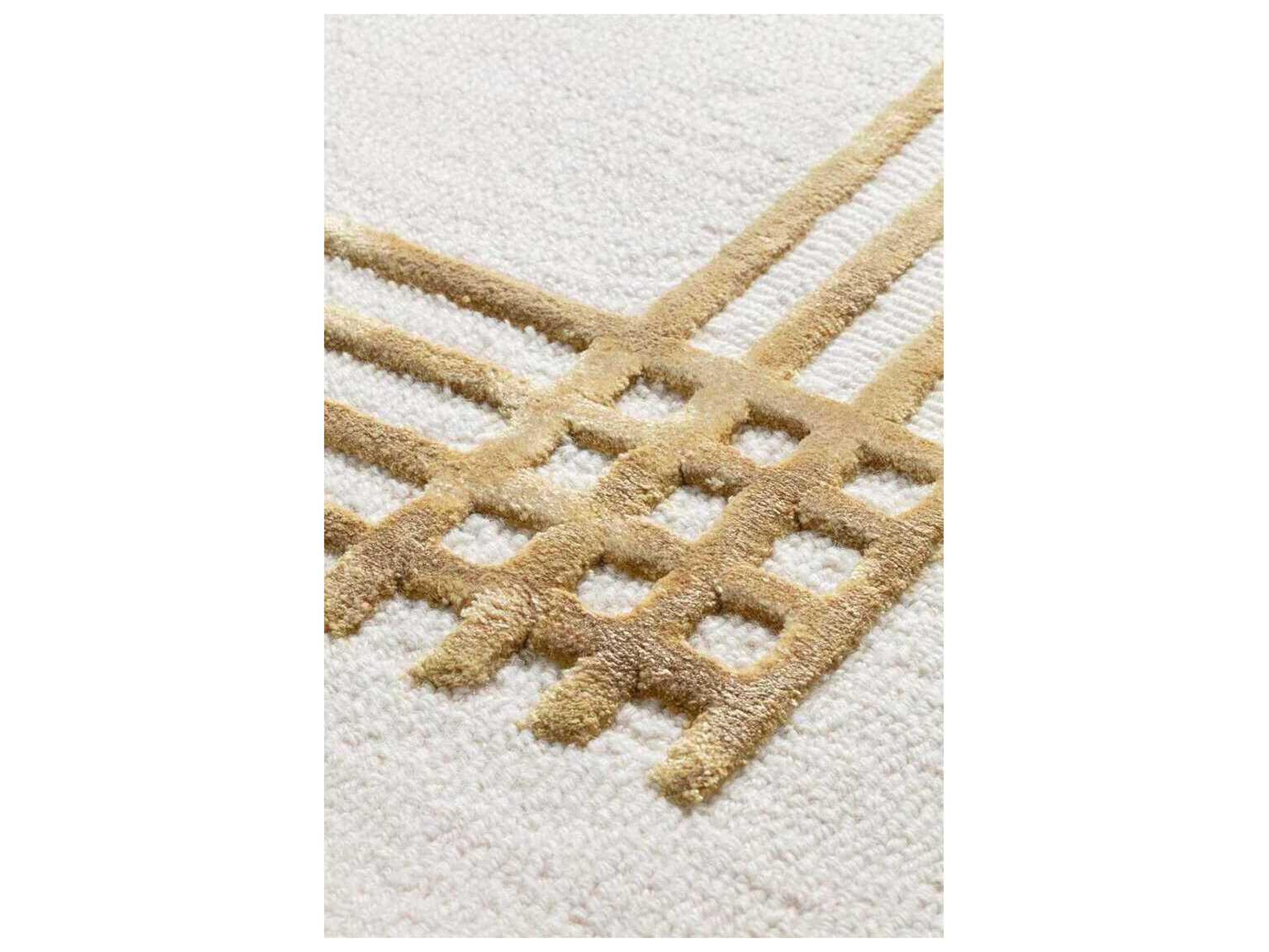 Ligne Pure Beeline Bordered Area Rug
