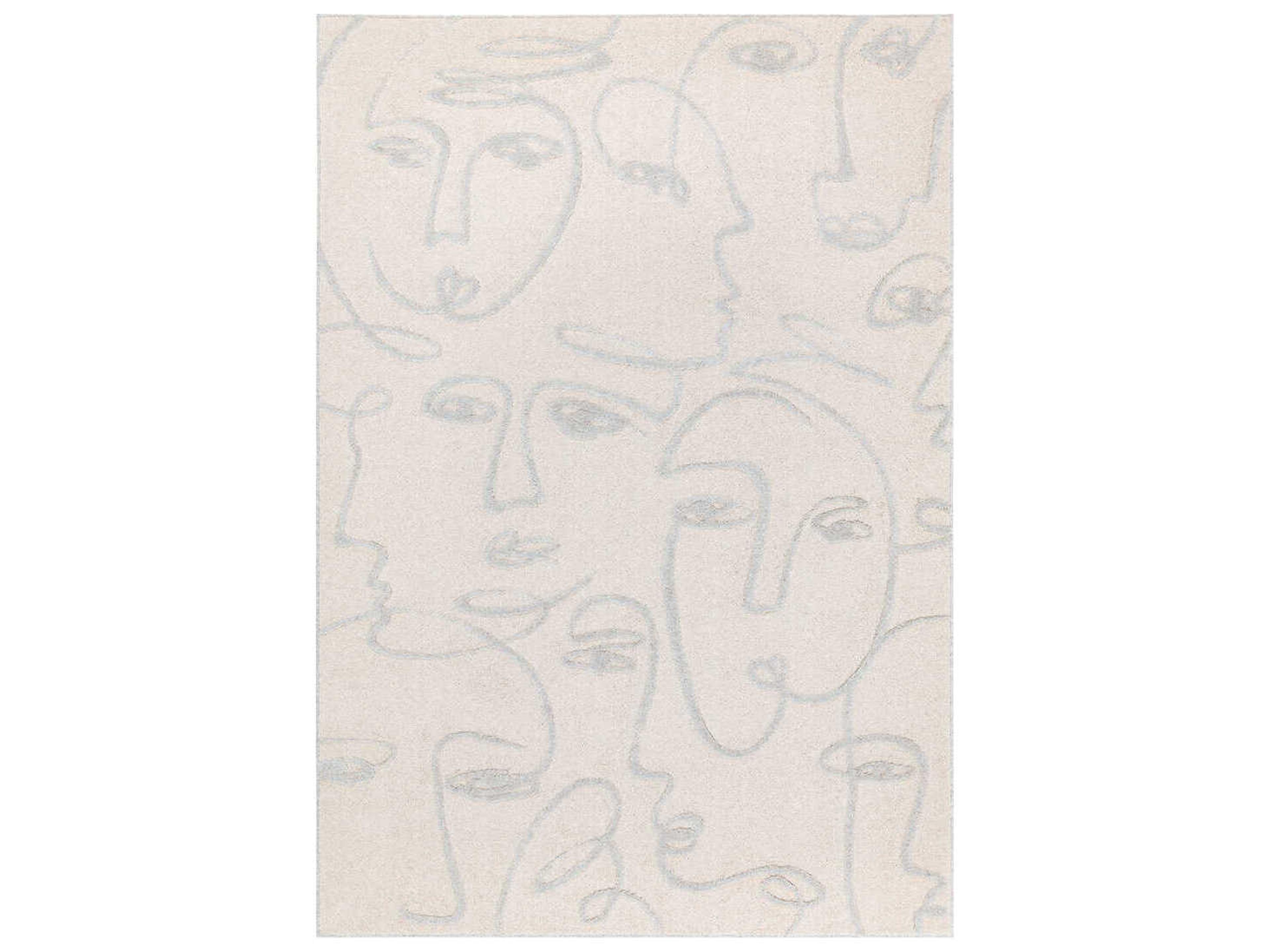 Faces Graphic Area Rug