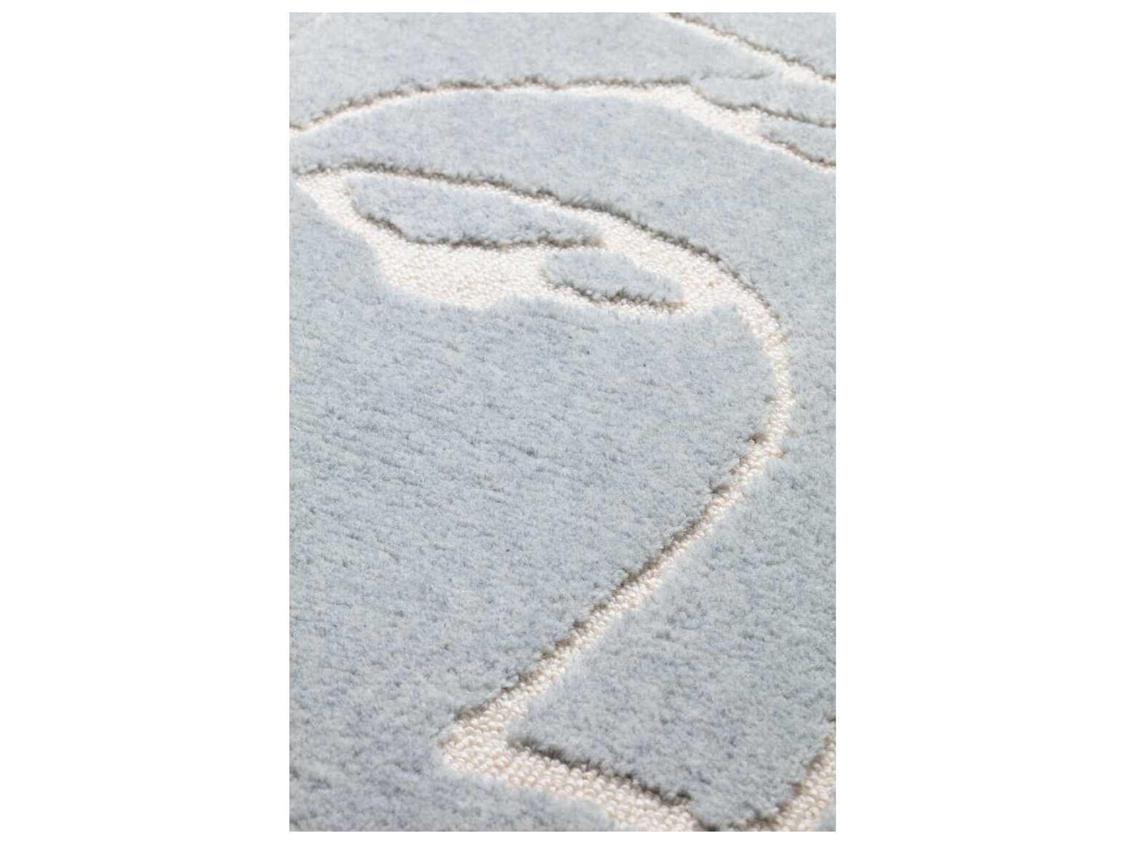 Ligne Pure Faces Graphic Area Rug