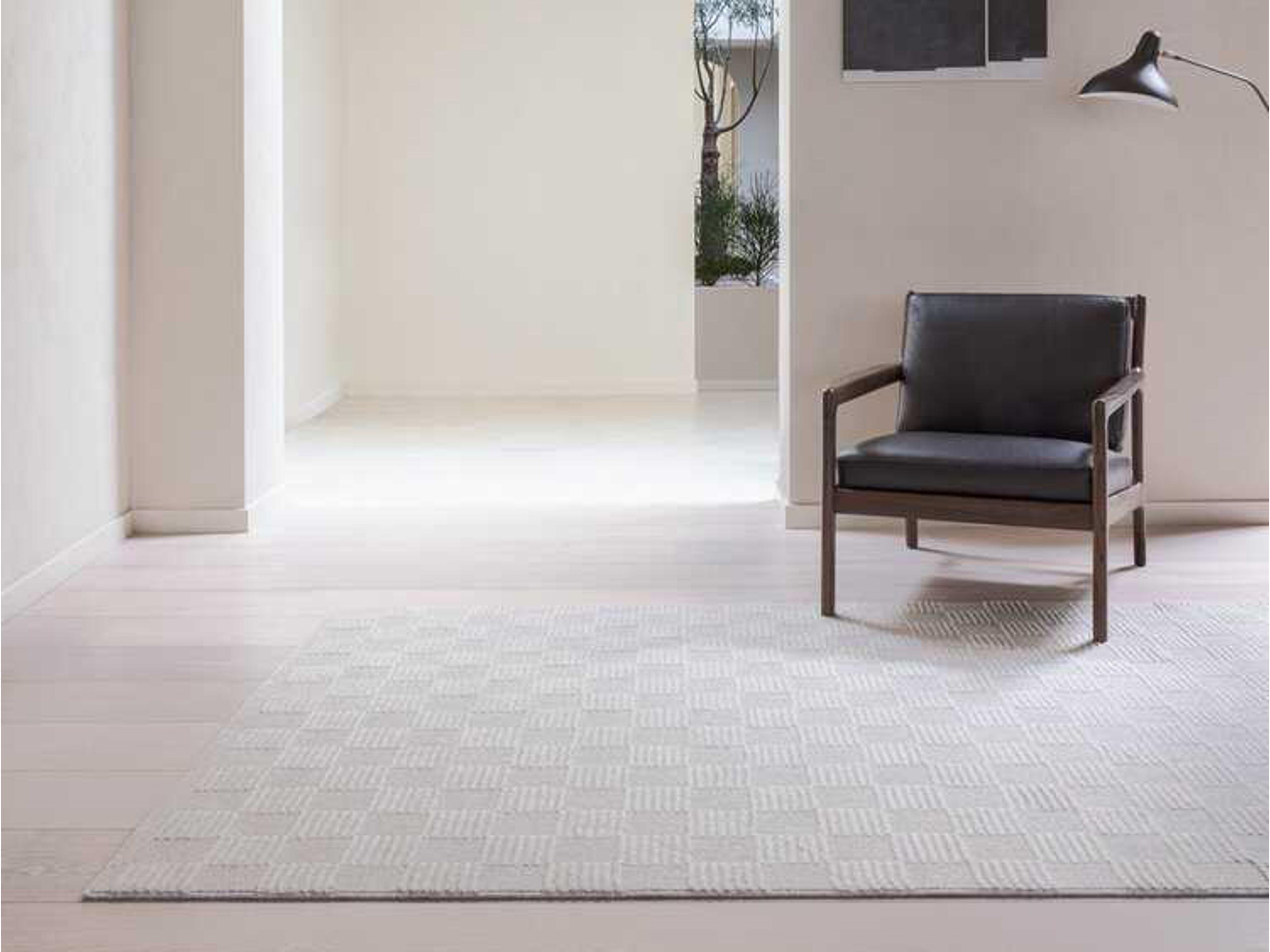 Ligne Pure Check Geometric Area Rug
