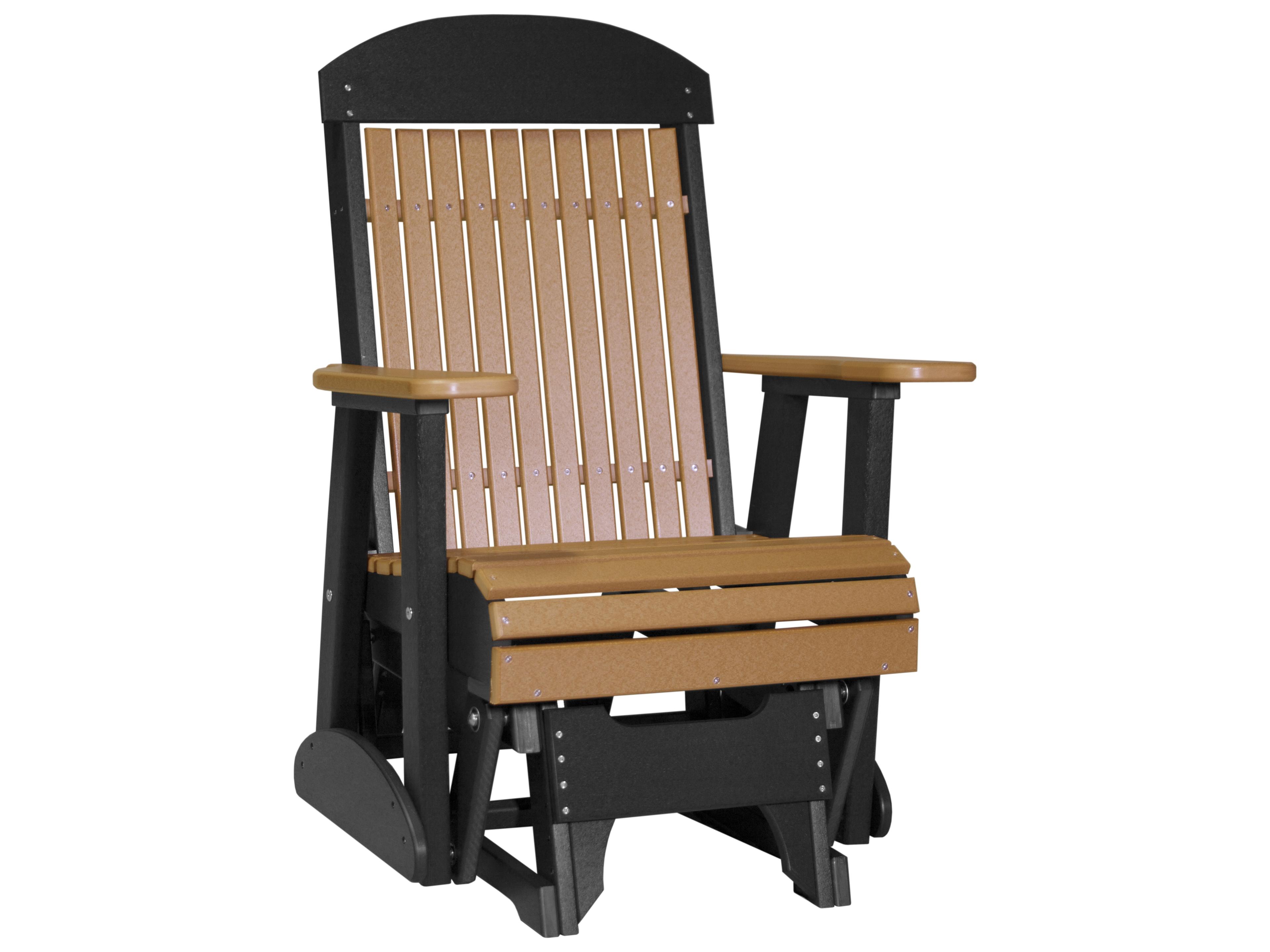 LuxCraft Recycled Plastic Classic Glider Chair