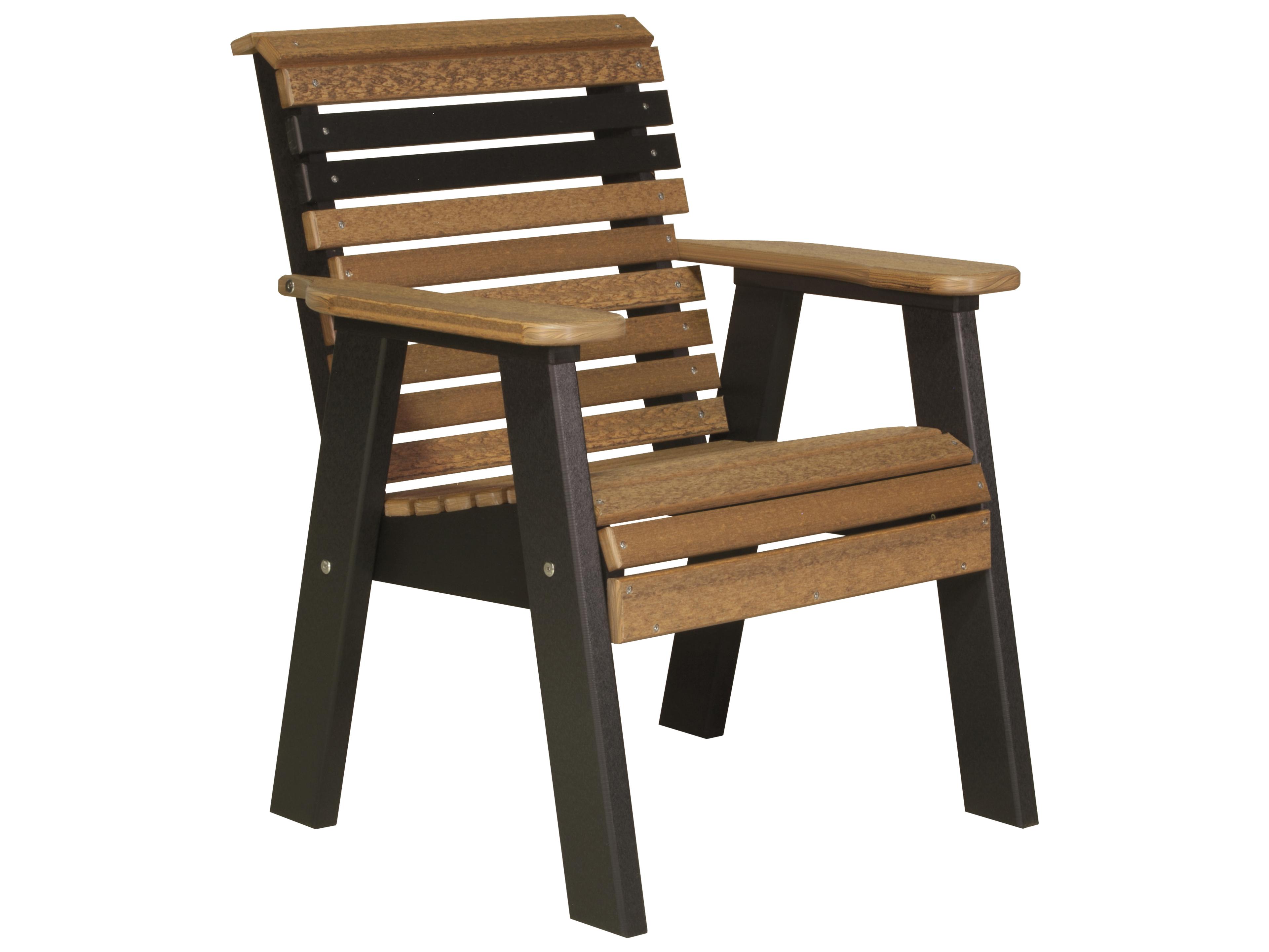 LuxCraft Recycled Plastic Plain Bench