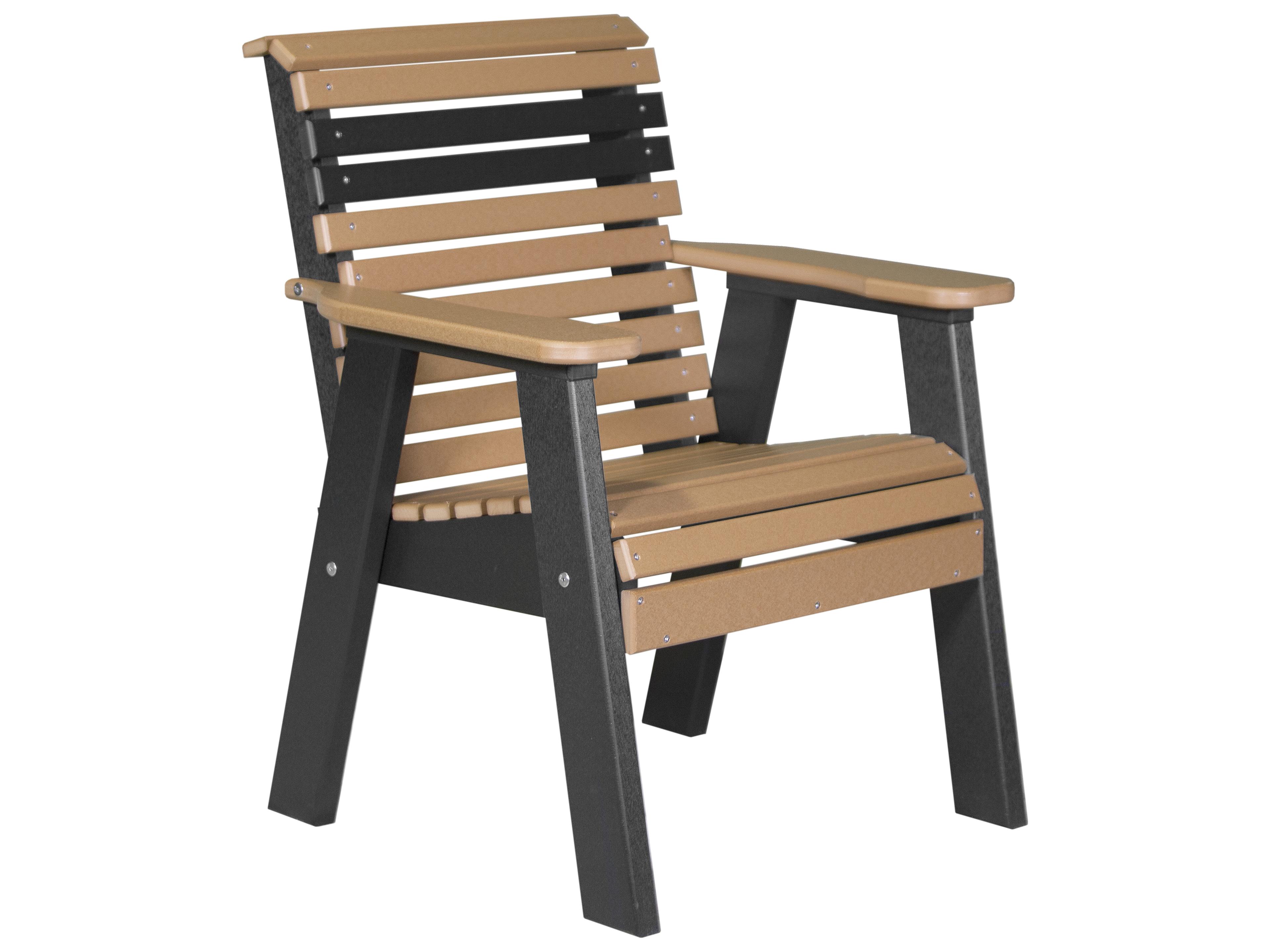 LuxCraft Recycled Plastic Plain Bench