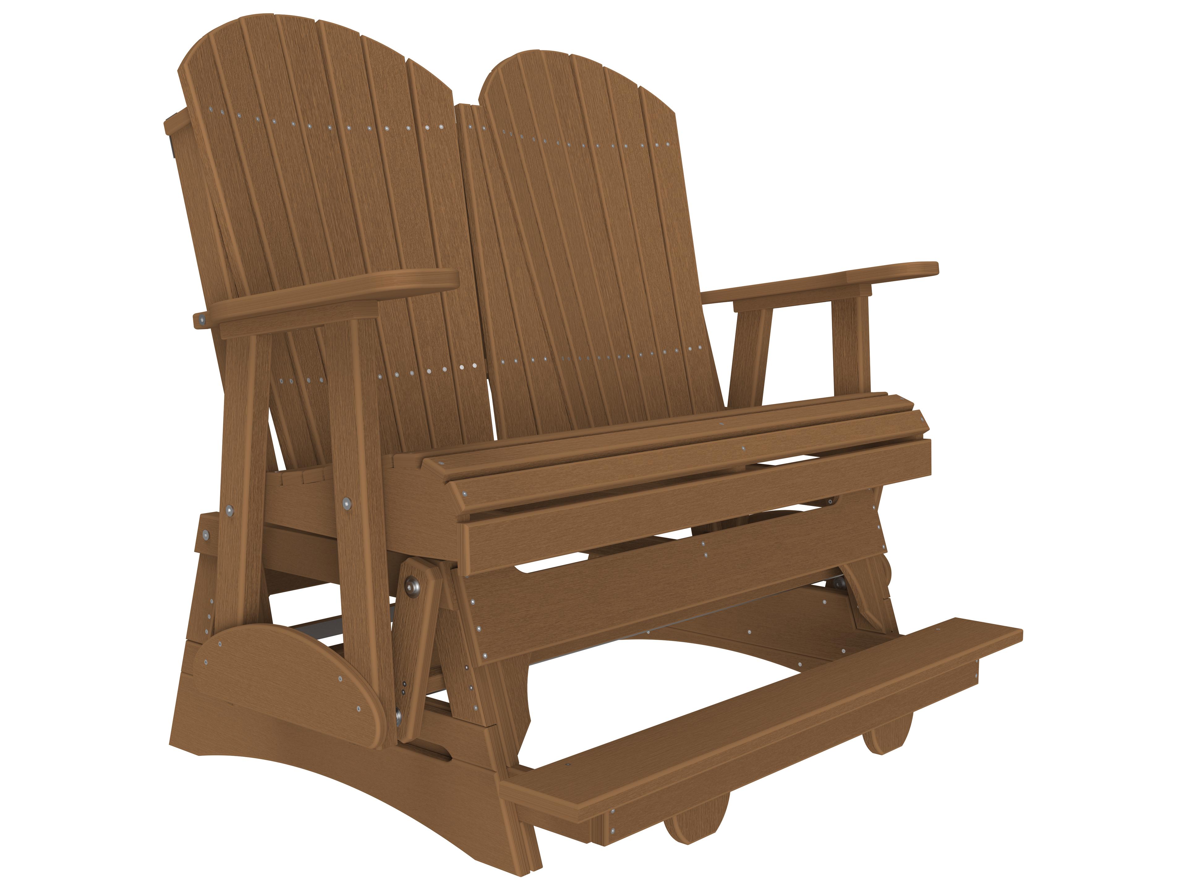 LuxCraft Recycled Plastic Adirondack Counter Glider