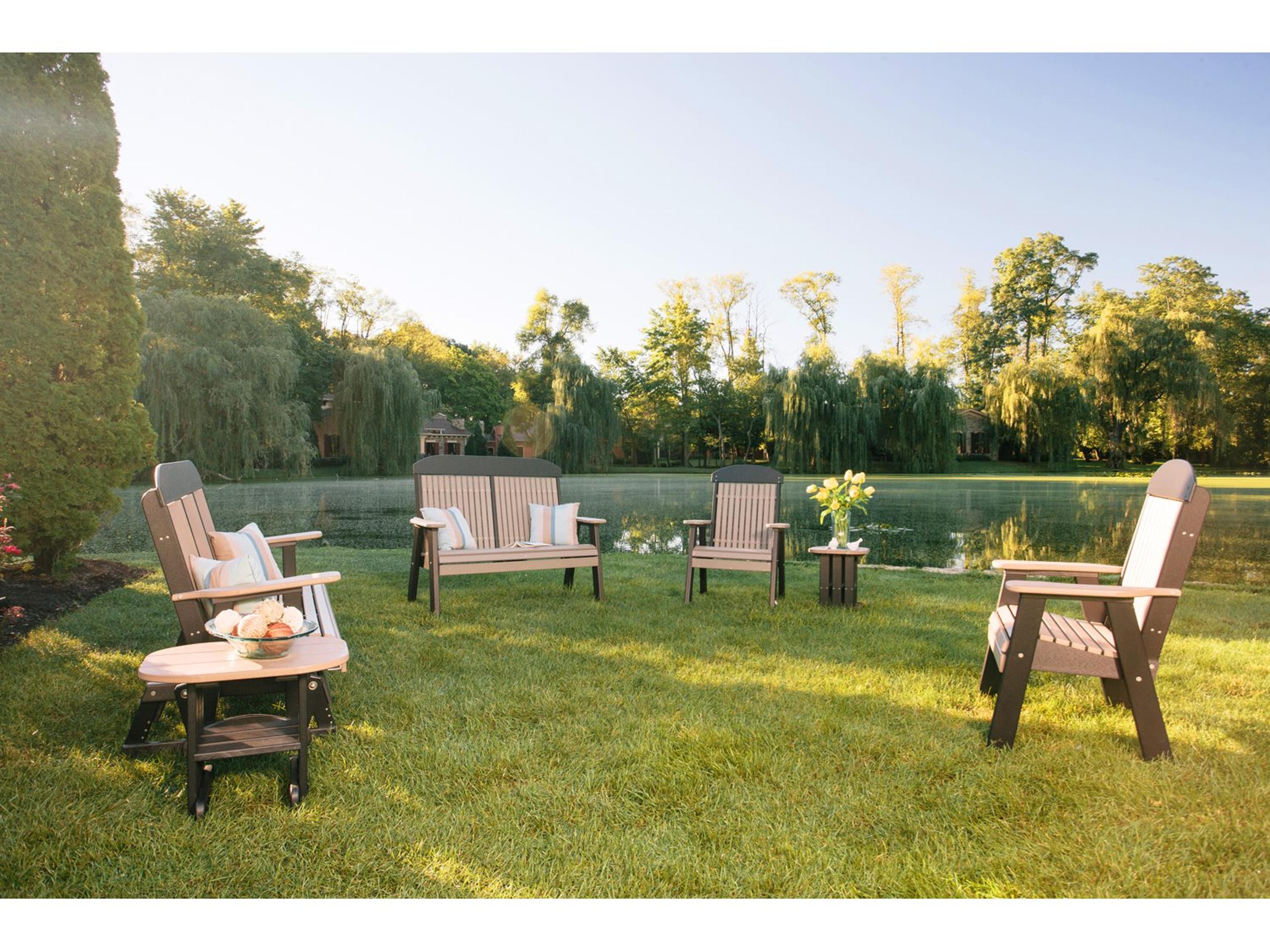 Recycled Plastic Outdoor Patio Lounge Set