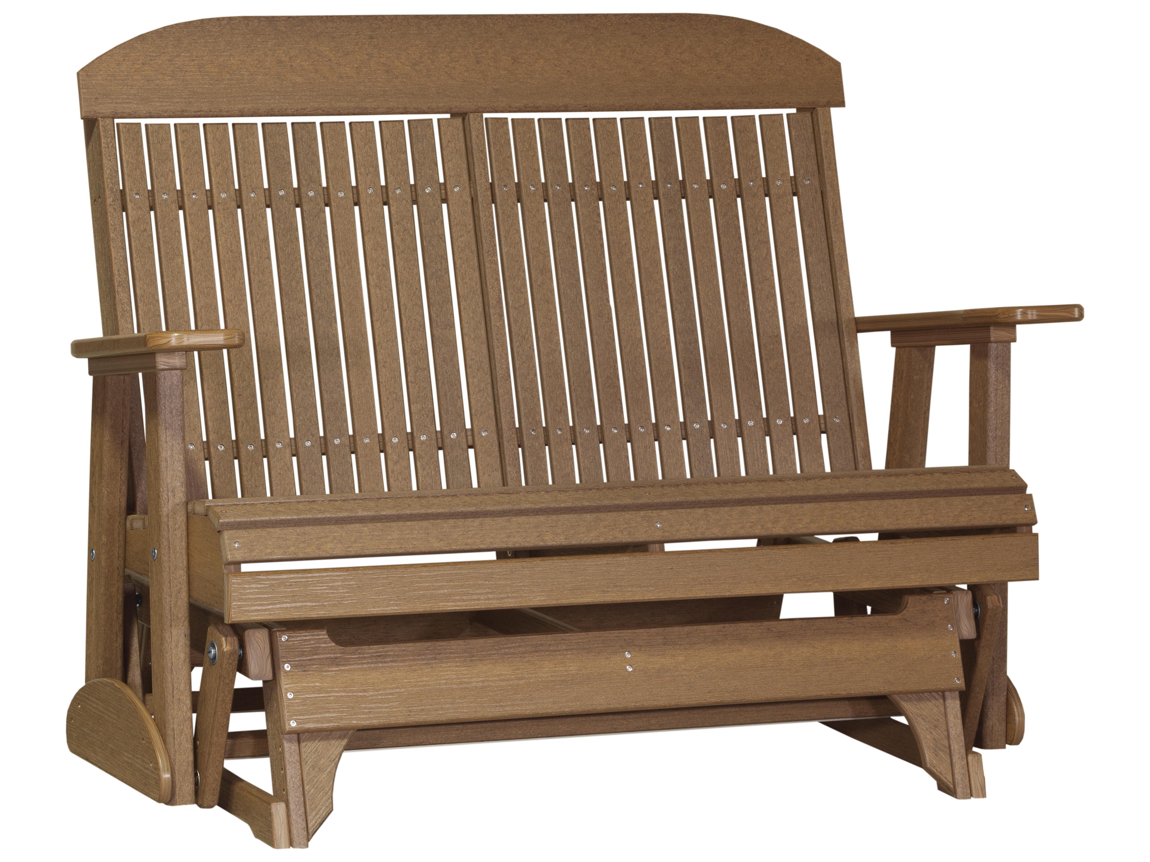 Recycled Plastic Classic Glider Outdoor Patio Loveseat