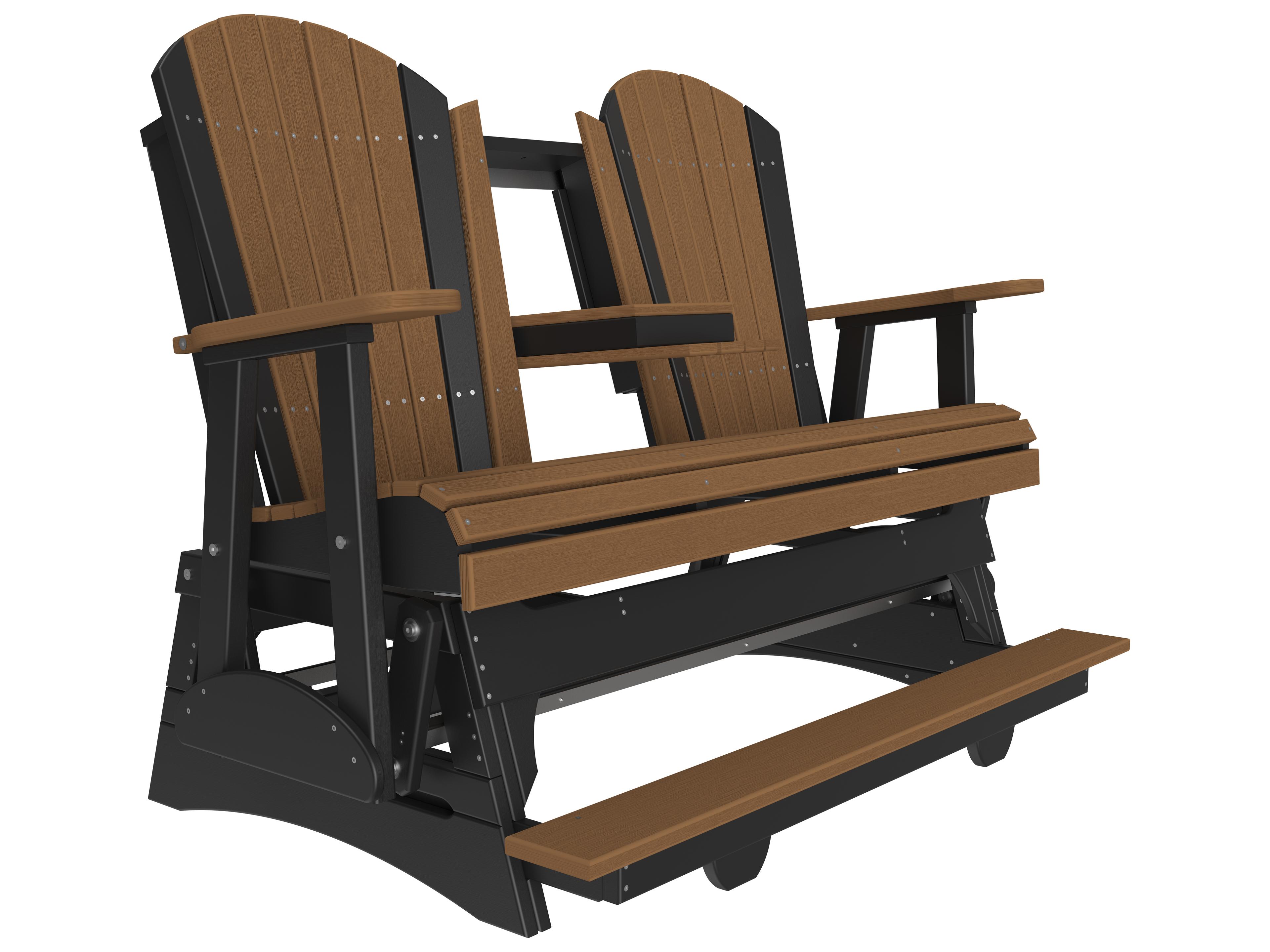 LuxCraft Recycled Plastic Adirondack Counter Glider