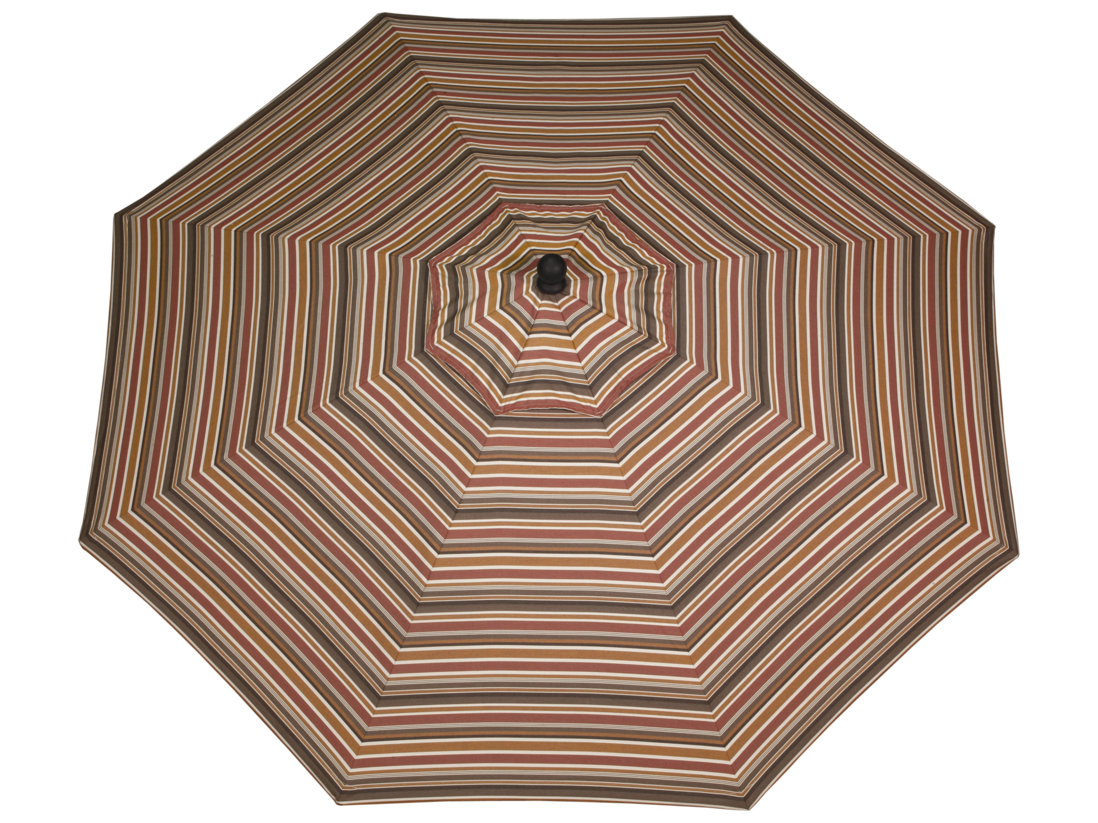 LuxCraft Recycled Plastic Aluminum Crank Lift Push Button Tilt 9 Foot Outdoor Market Umbrella