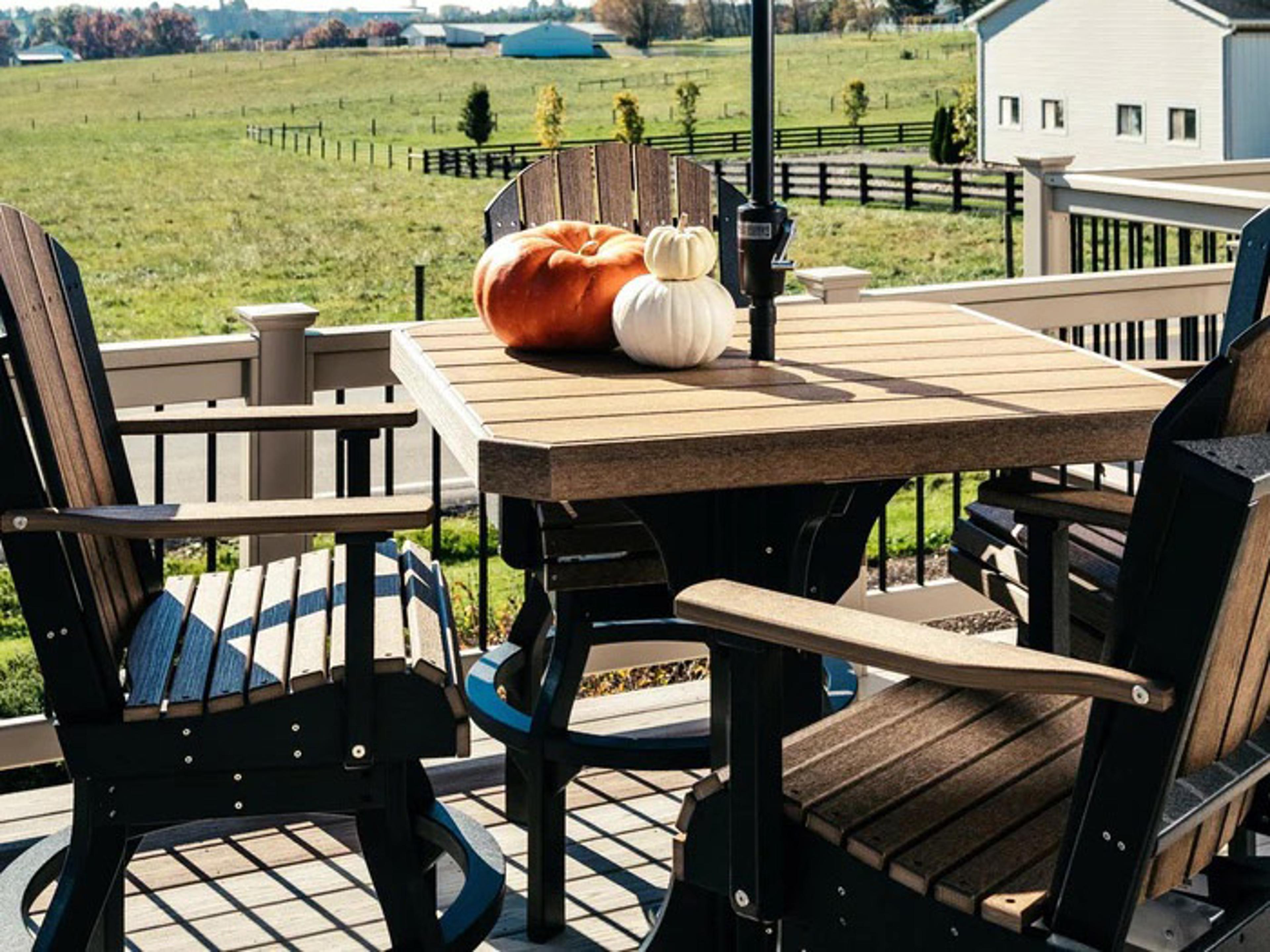 Adirondack Recycled Plastic Outdoor Dining Set