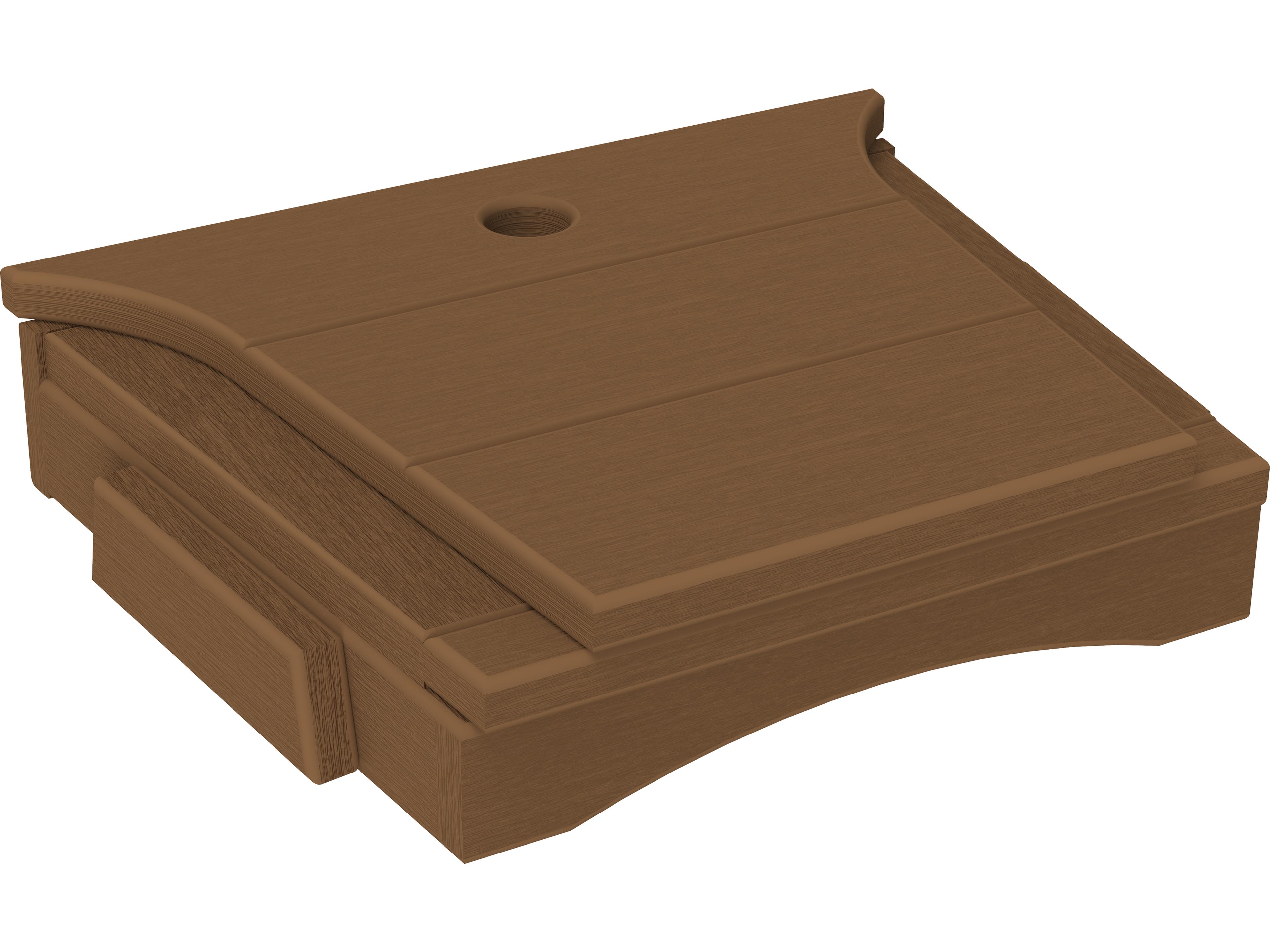 LuxCraft Recycled Plastic Counter Tete-a-Tete Table