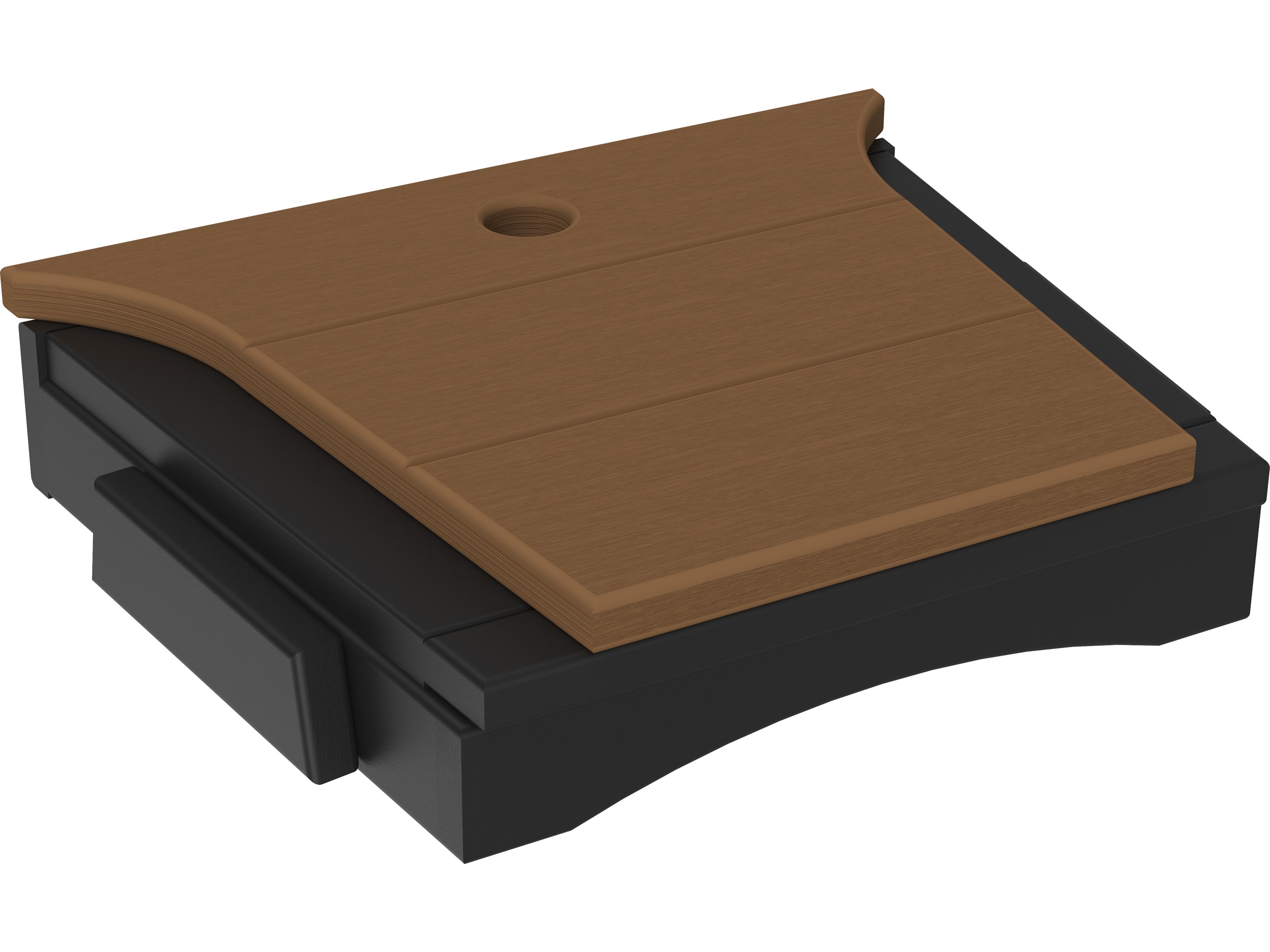 LuxCraft Recycled Plastic Counter Tete-a-Tete Table