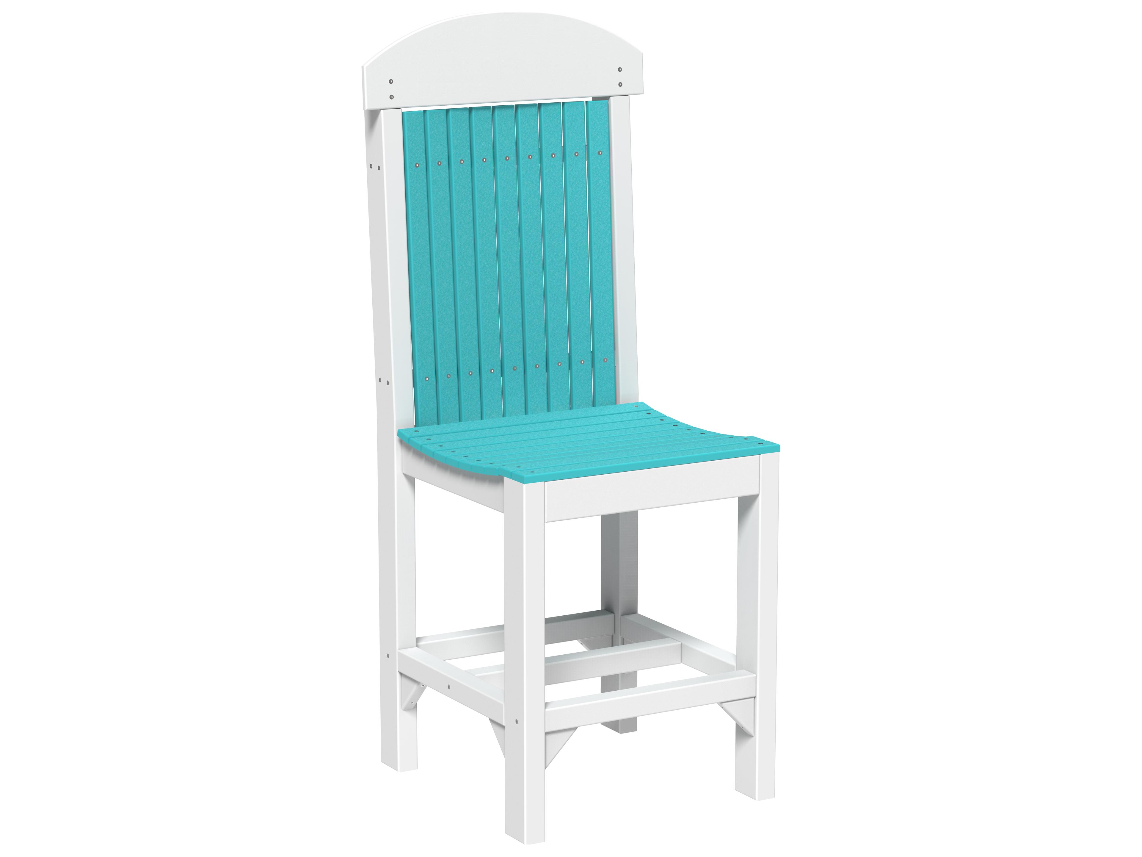 LuxCraft Recycled Plastic Classic Counter Height Side Chair
