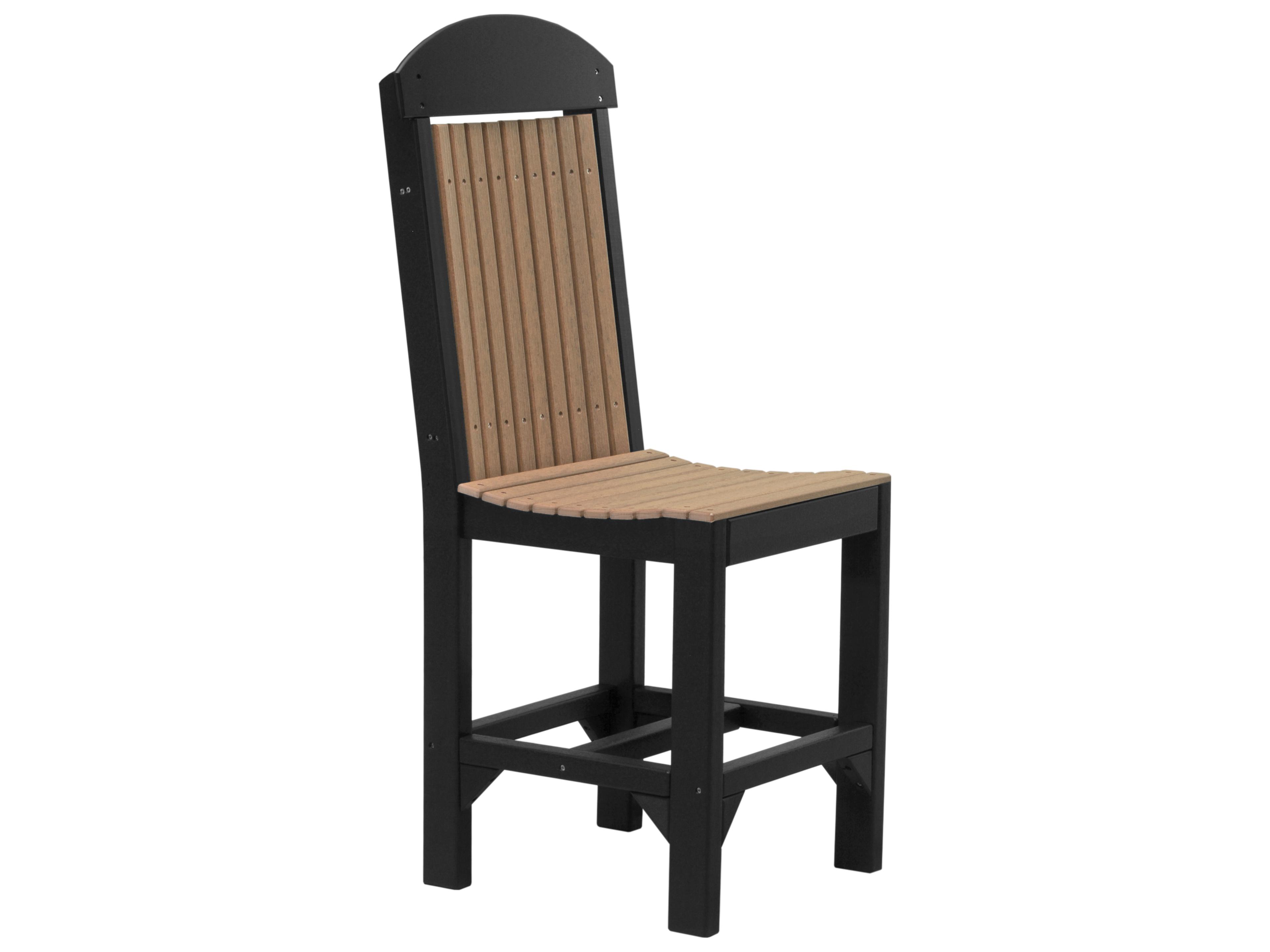 LuxCraft Recycled Plastic Classic Counter Height Side Chair