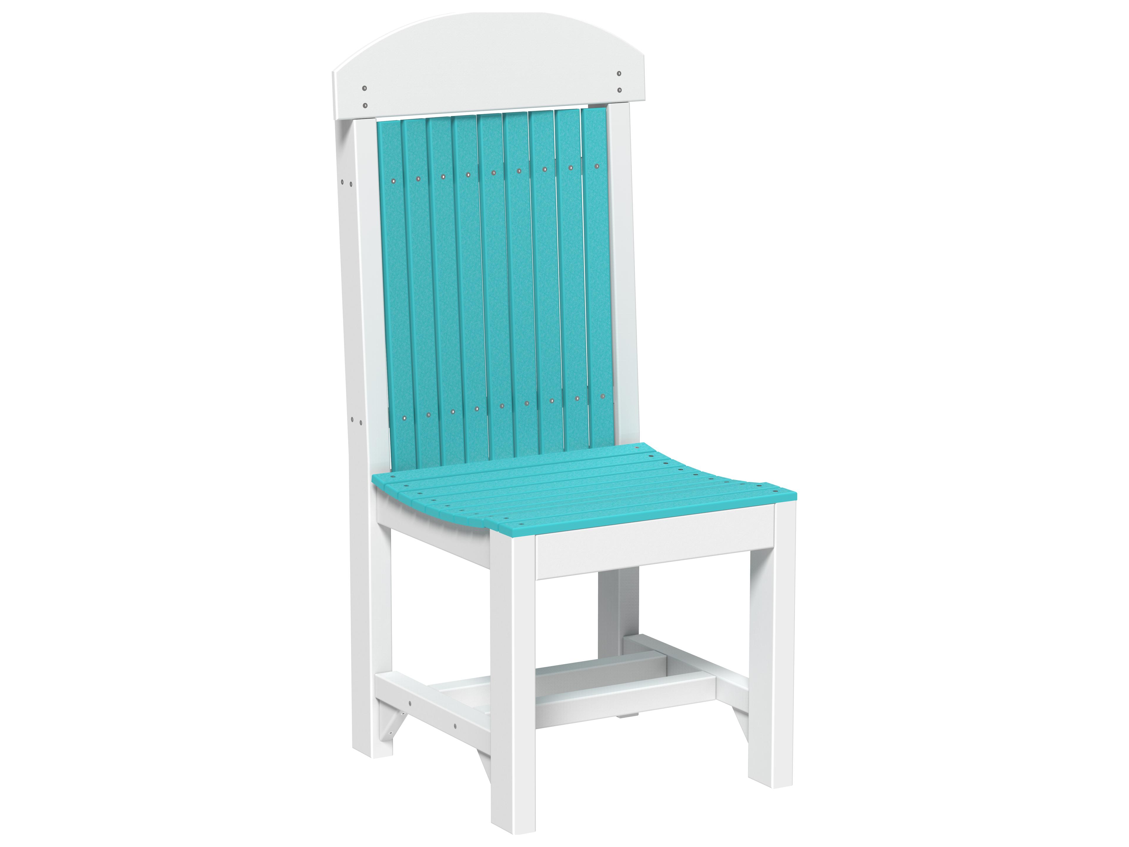 LuxCraft Recycled Plastic Classic Dining Height Side Chair