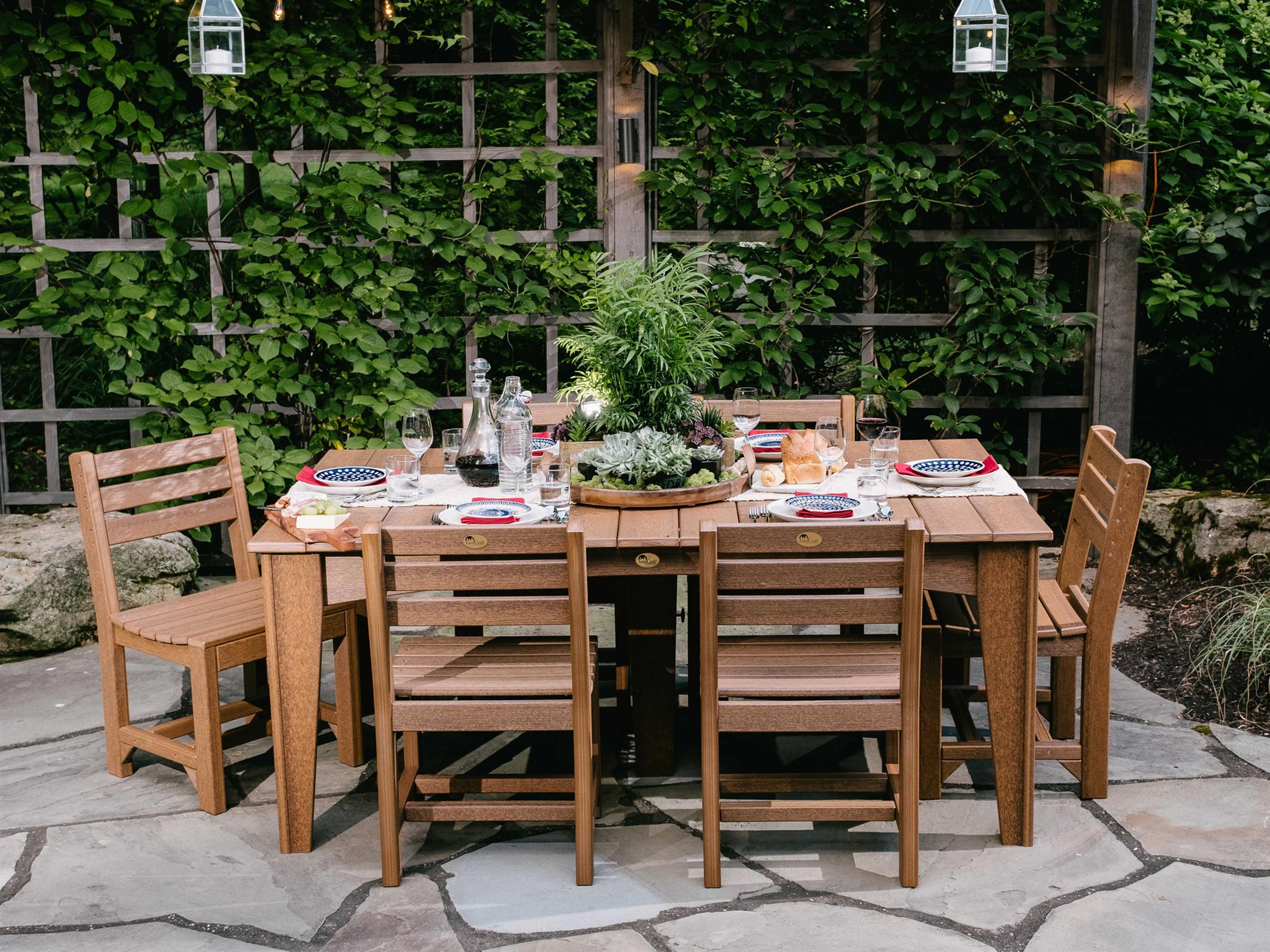 Recycled Plastic Patio Dining Set