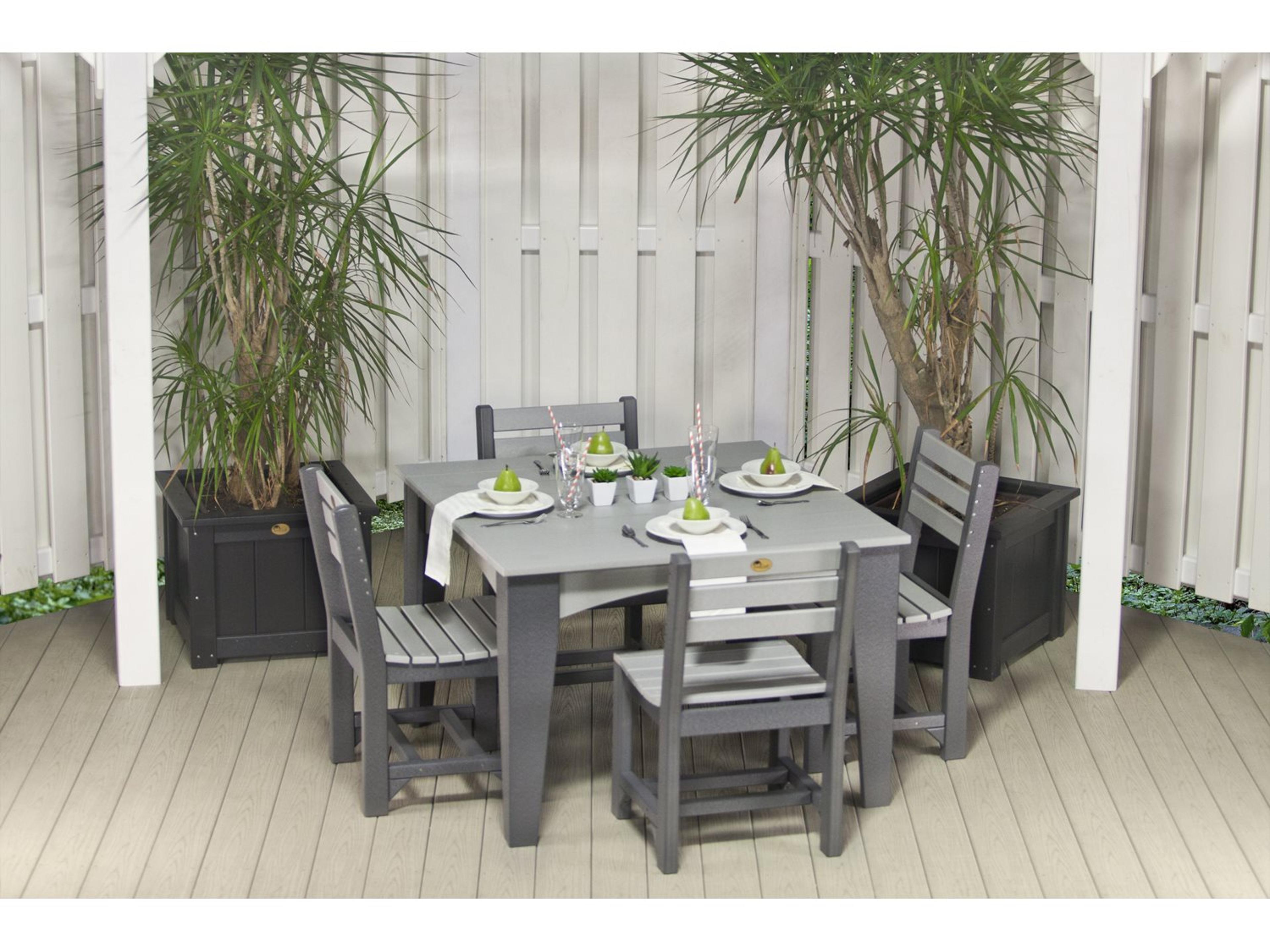 Recycled Plastic Outdoor Patio Dining Set