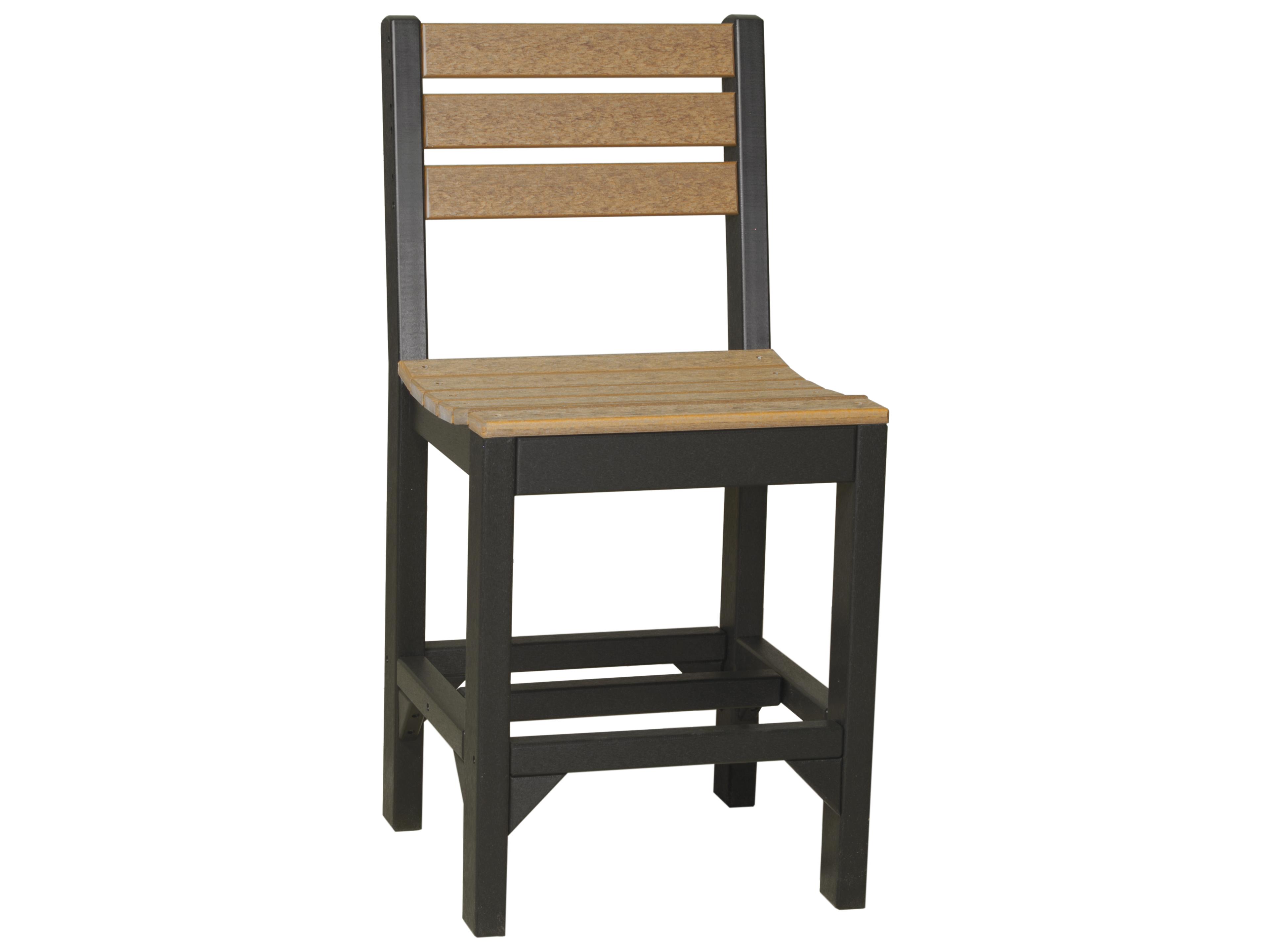 LuxCraft Recycled Plastic Island Counter Height Side Chair