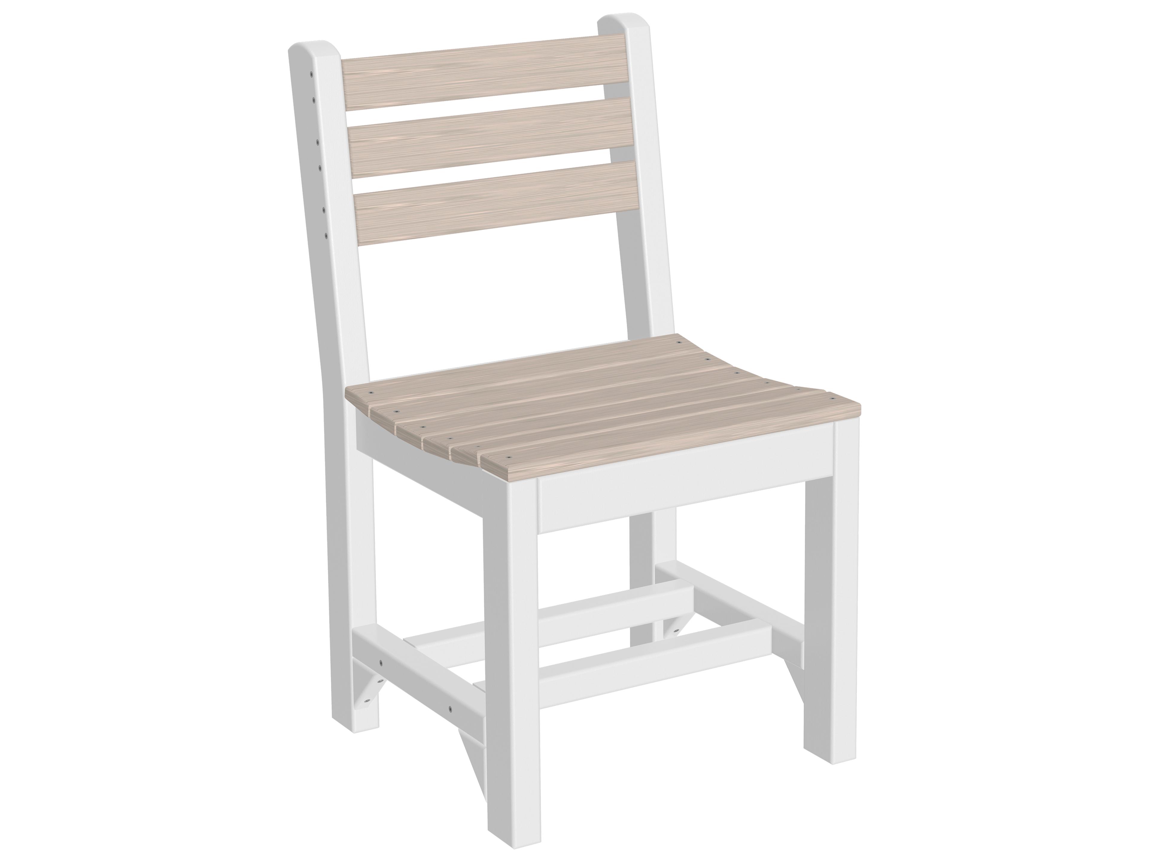 LuxCraft Recycled Plastic Island Dining Height Side Chair