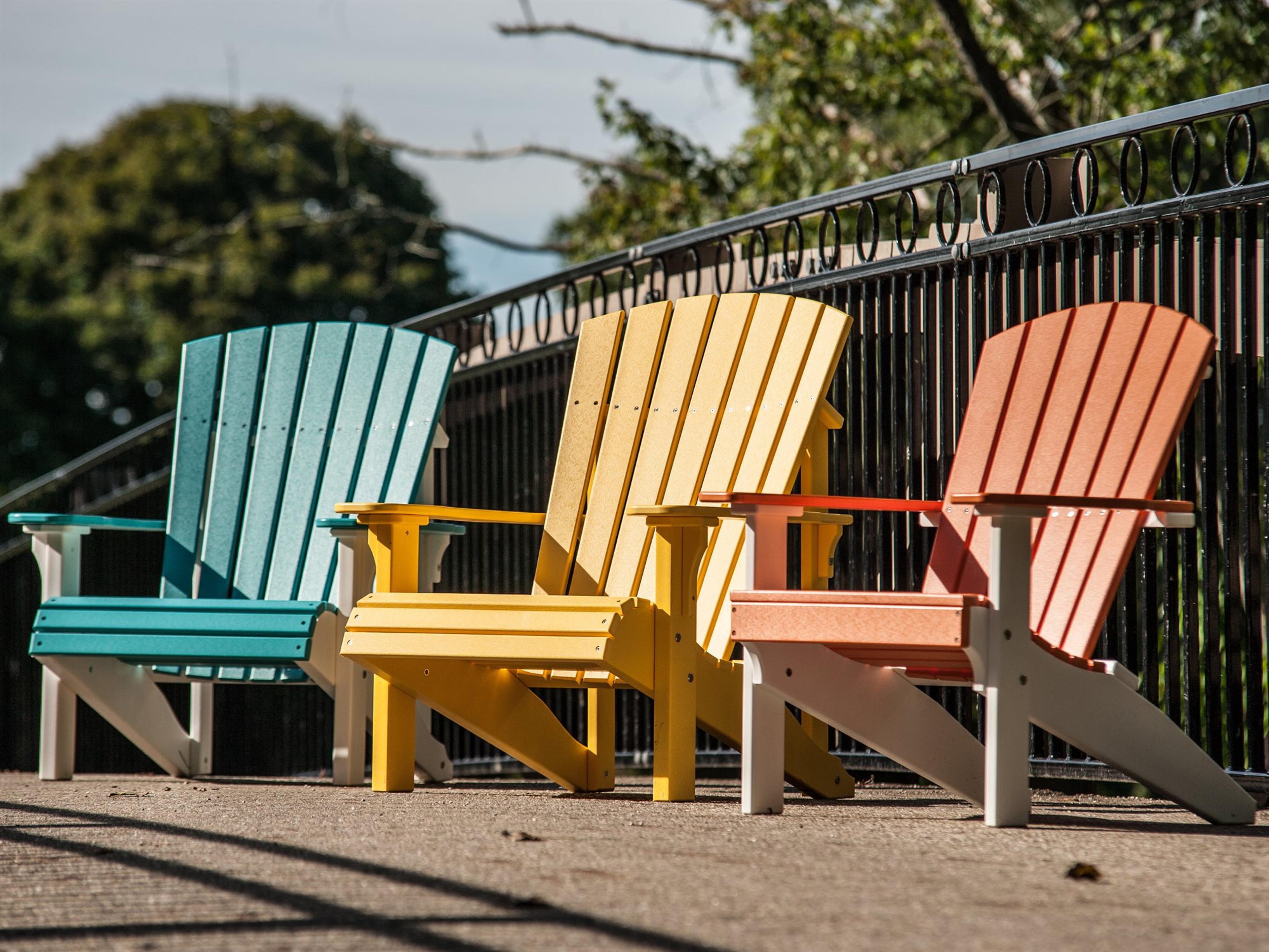 Recycled Plastic Poly Deck Chair Outdoor Lounge Set