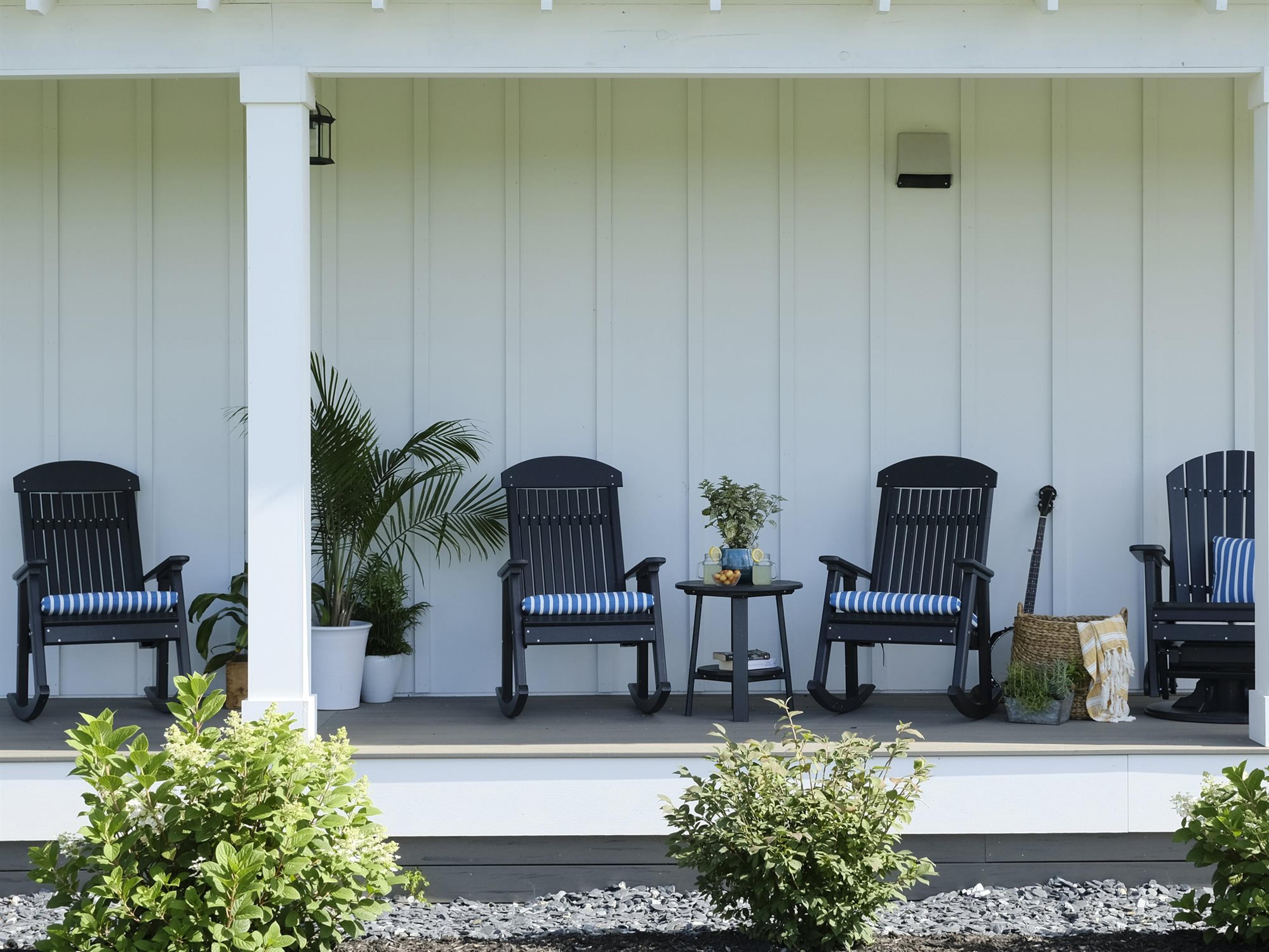 Poly Porch Rocker Patio Lounge Set