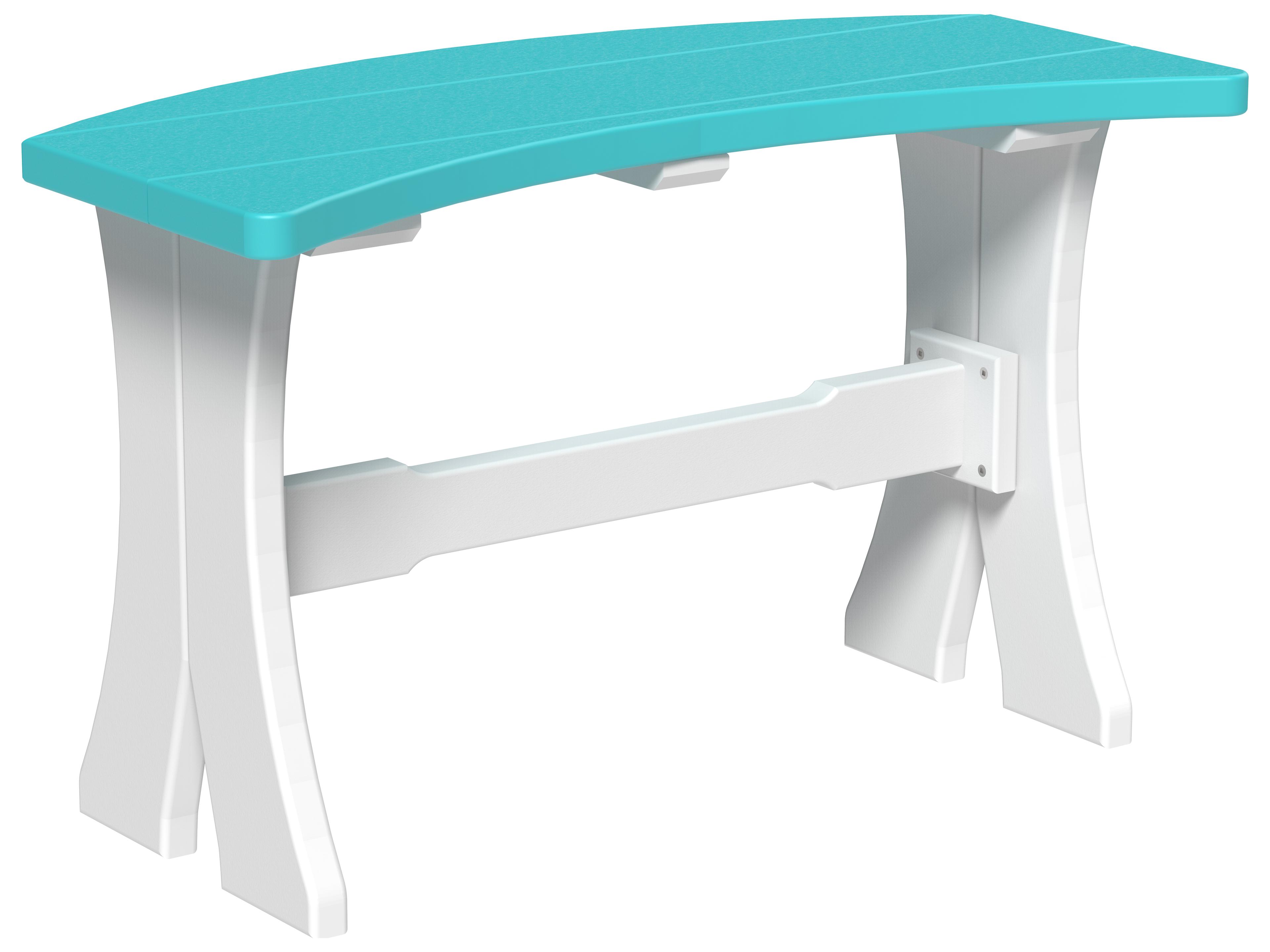 Recycled Plastic 28 Table Patio Bench